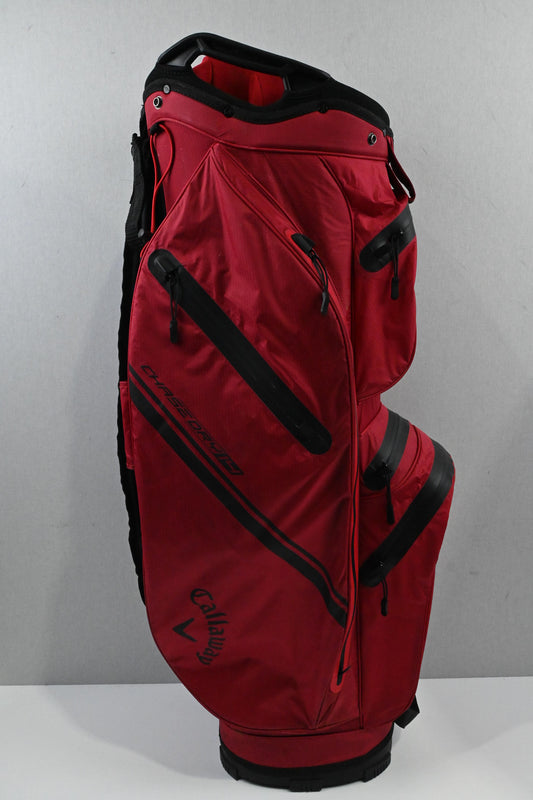 Callaway Chase Dry 14 Cart Bag / 14-Way Divider / Red & Black
