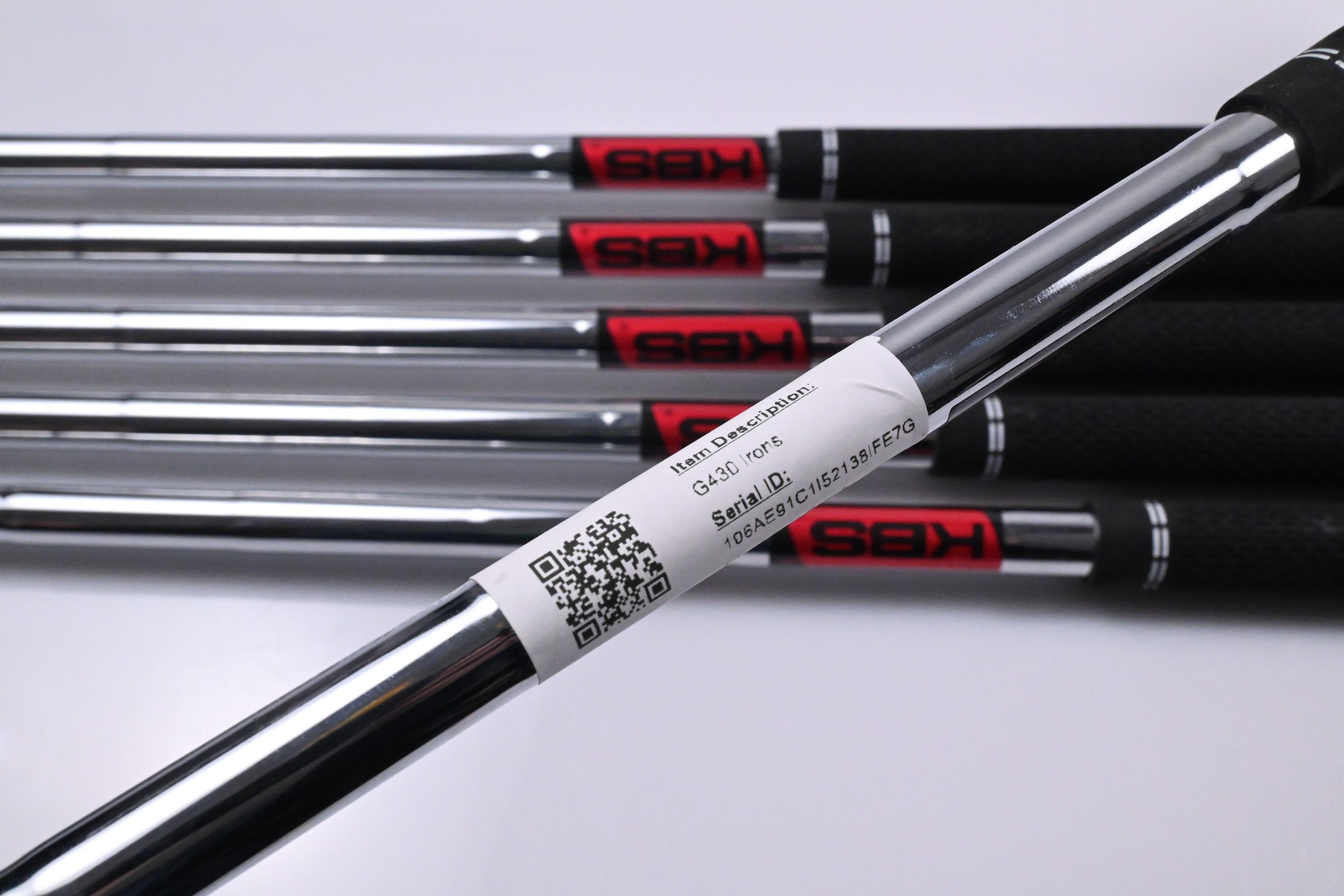 Ping G430 Irons / 5-PW / White Dot / X-Flex KBS Tour 130 Shafts