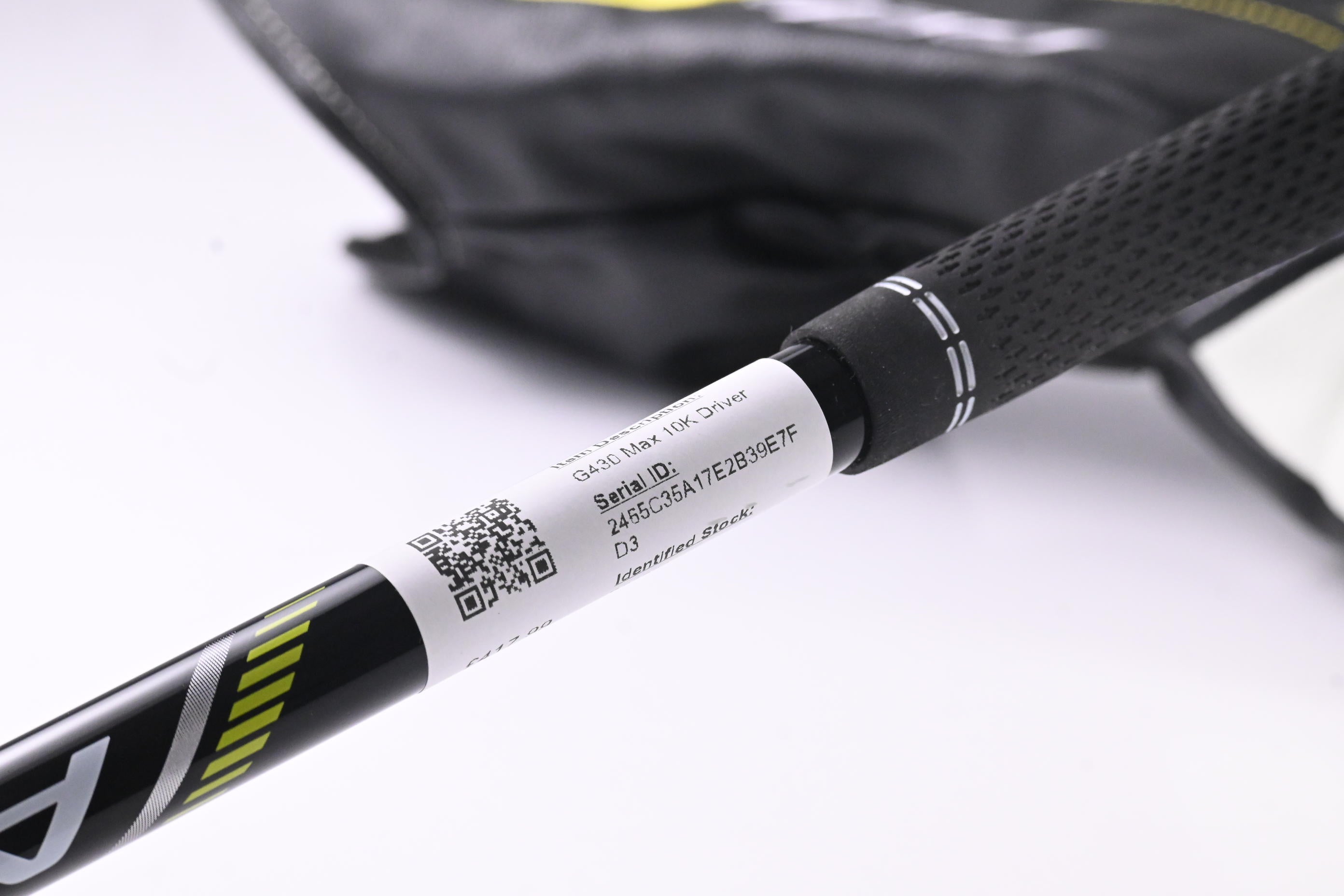 Ping G430 Max 10K Driver / 12 Degree / Regular Flex Ping ALTA CB Black 55 Shaft
