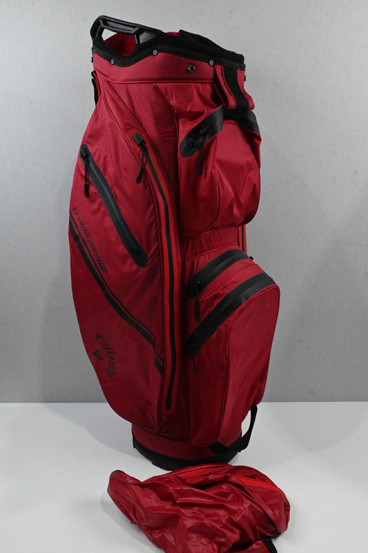 Callaway Chase Dry 14 Cart Bag / 14-Way Divider / Red & Black
