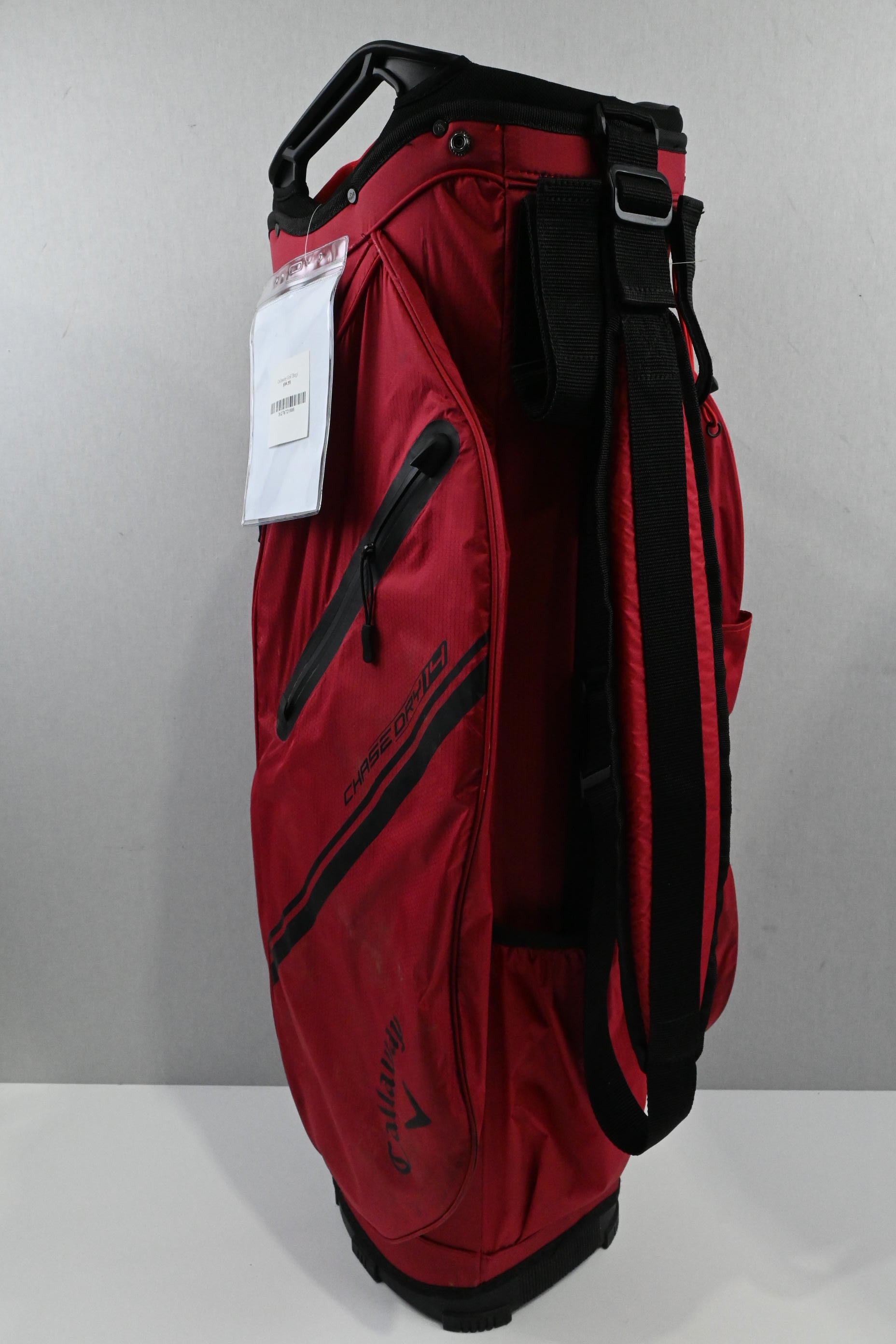 Callaway Chase Dry 14 Cart Bag / 14-Way Divider / Red & Black