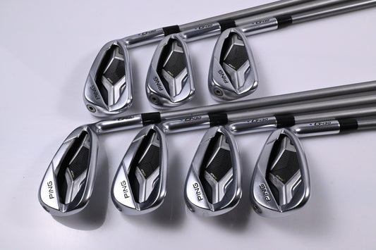 Ping G430 Irons / 5-PW+45 / Blue Dot / Senior Flex Ping Alta Quick 35 Shafts