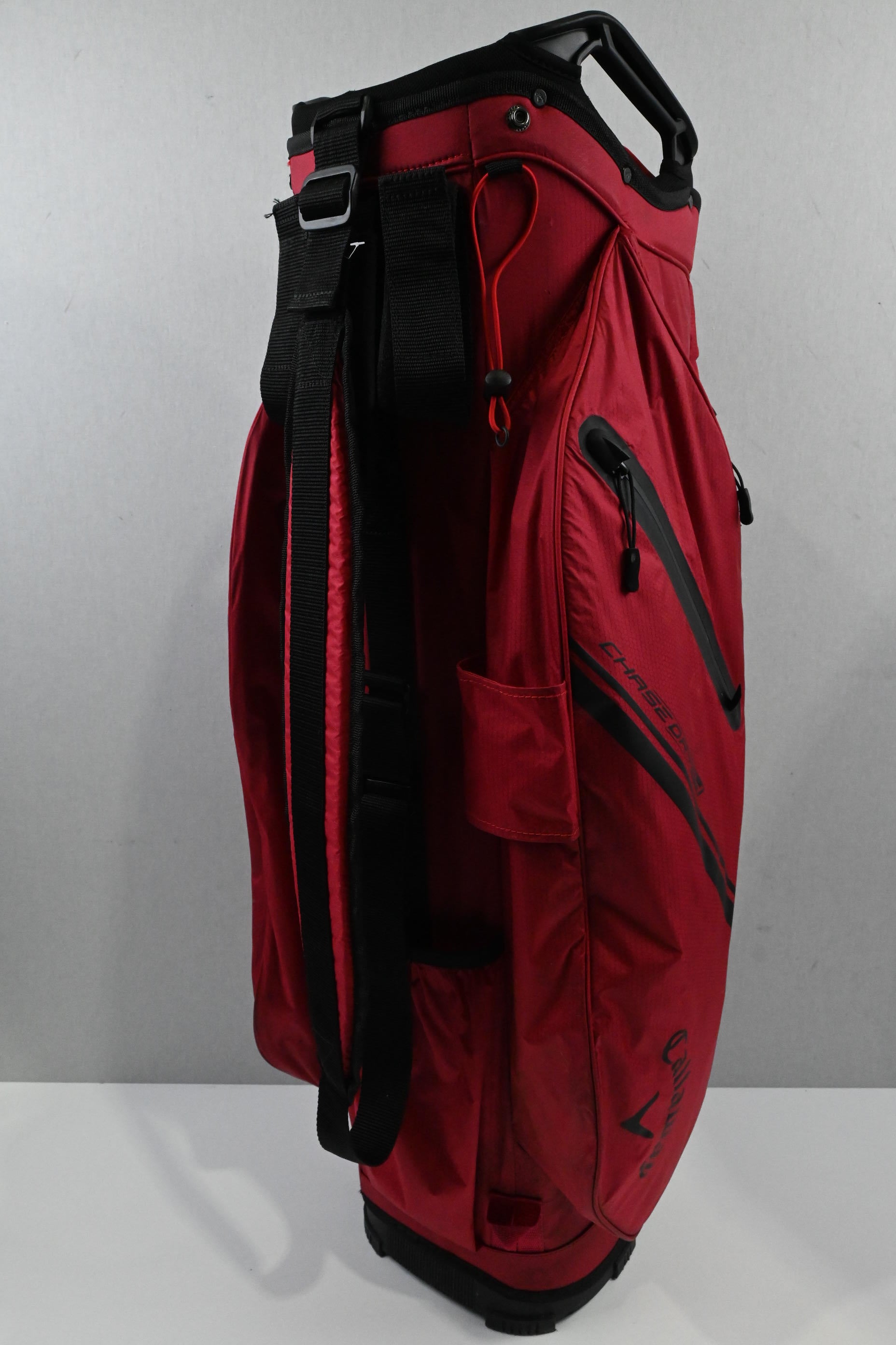 Callaway Chase Dry 14 Cart Bag / 14-Way Divider / Red & Black