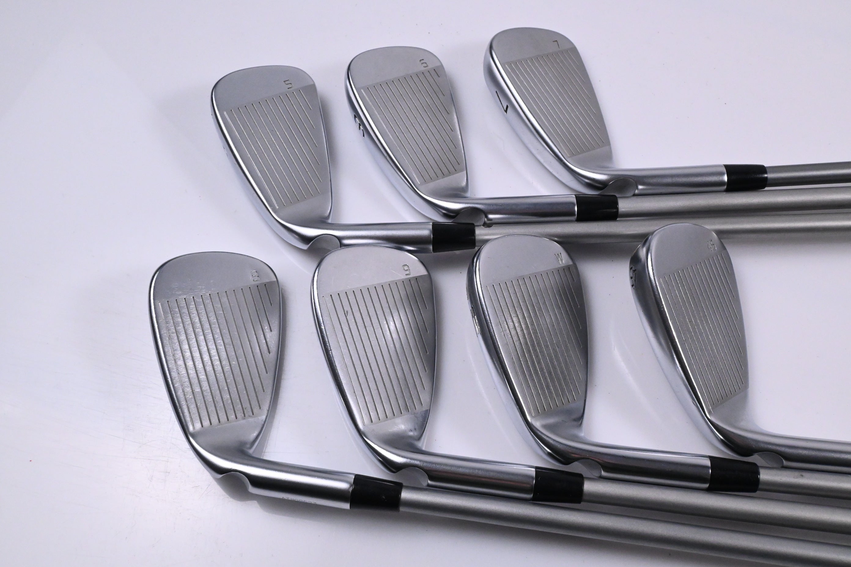 Ping G430 Irons / 5-PW+45 / Blue Dot / Senior Flex Ping Alta Quick 35 Shafts