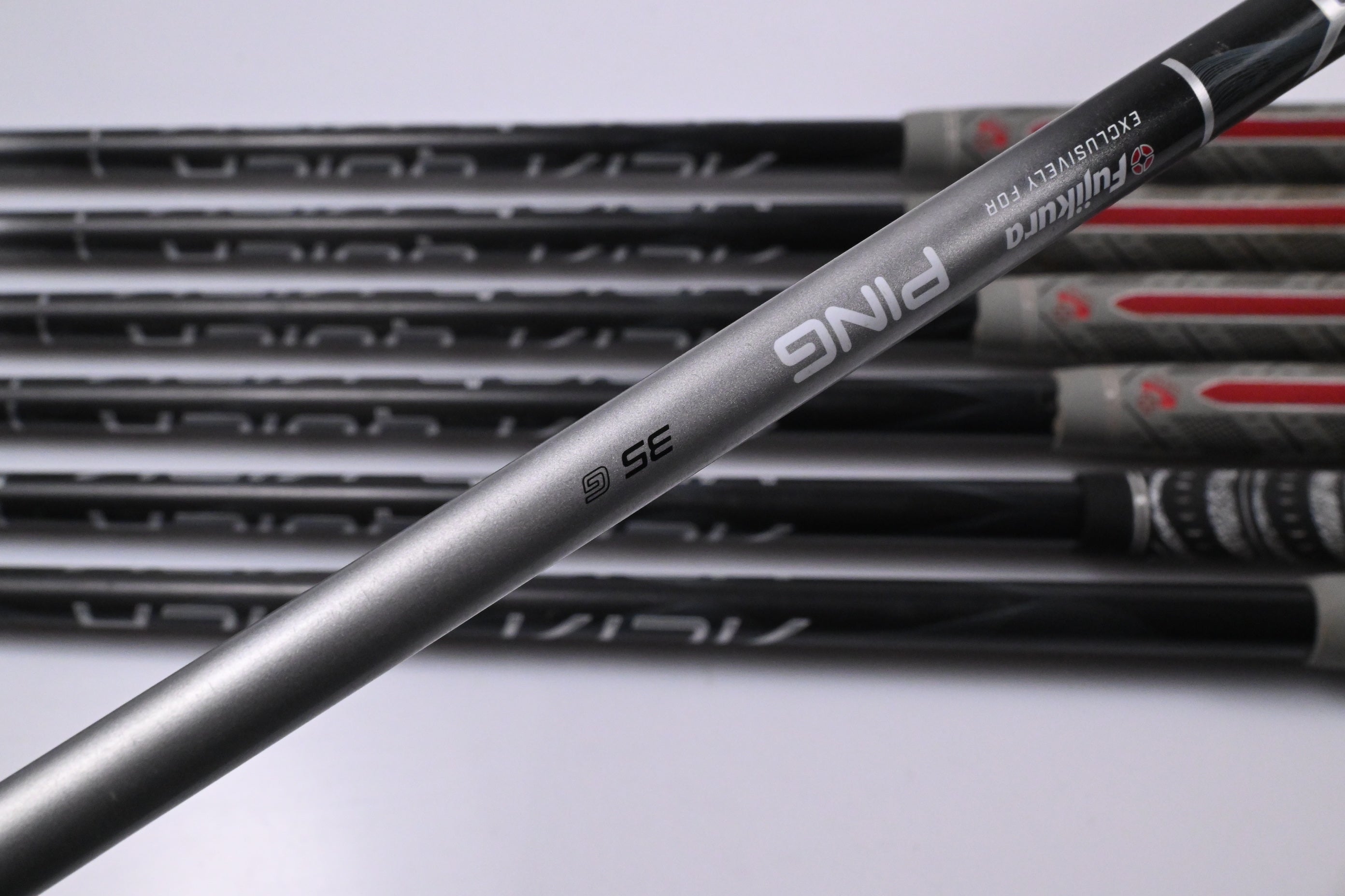 Ping G430 Irons / 5-PW+45 / Blue Dot / Senior Flex Ping Alta Quick 35 Shafts