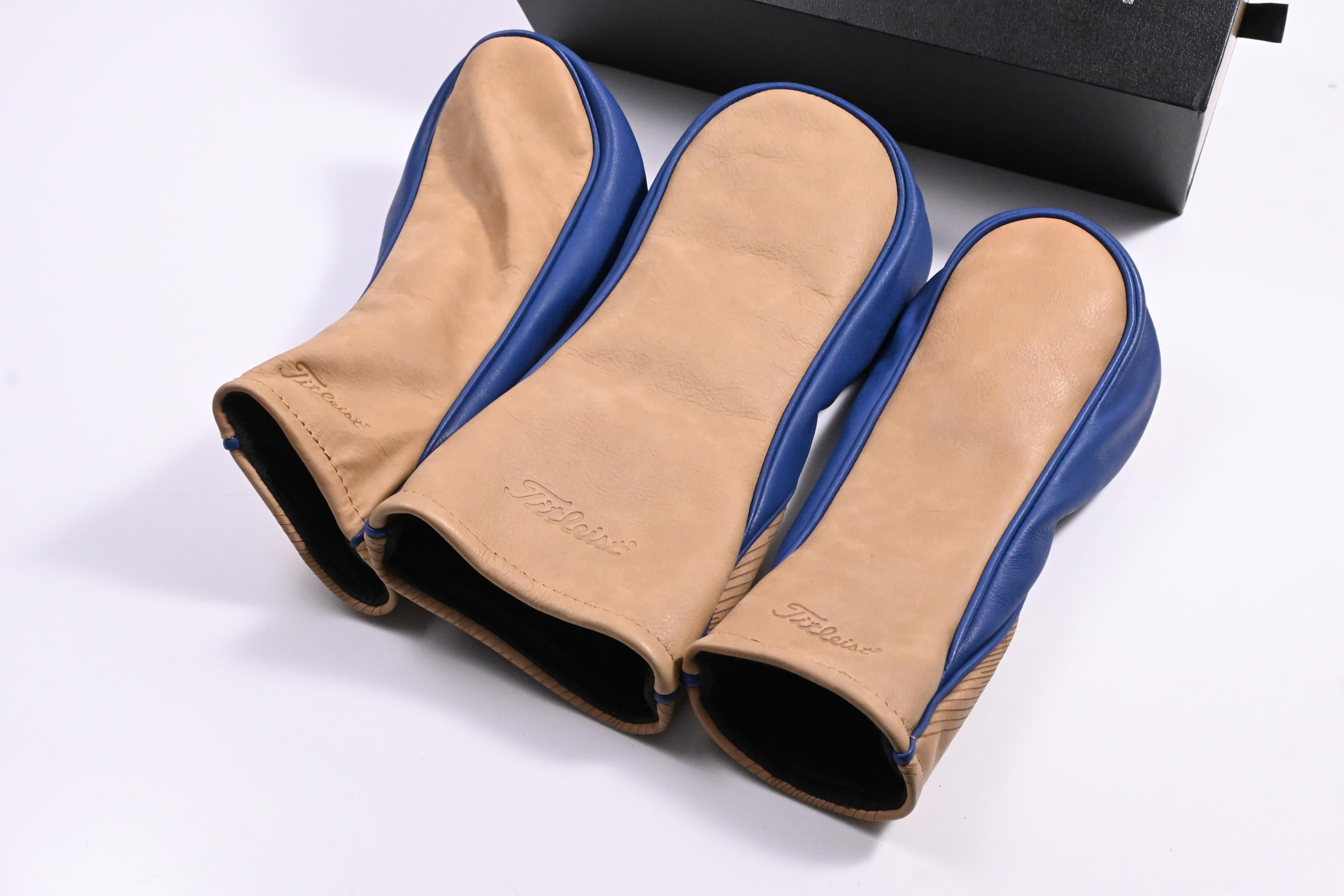 Titleist Limited Edition Premium Leather Headcover Set / Driver, Fairways