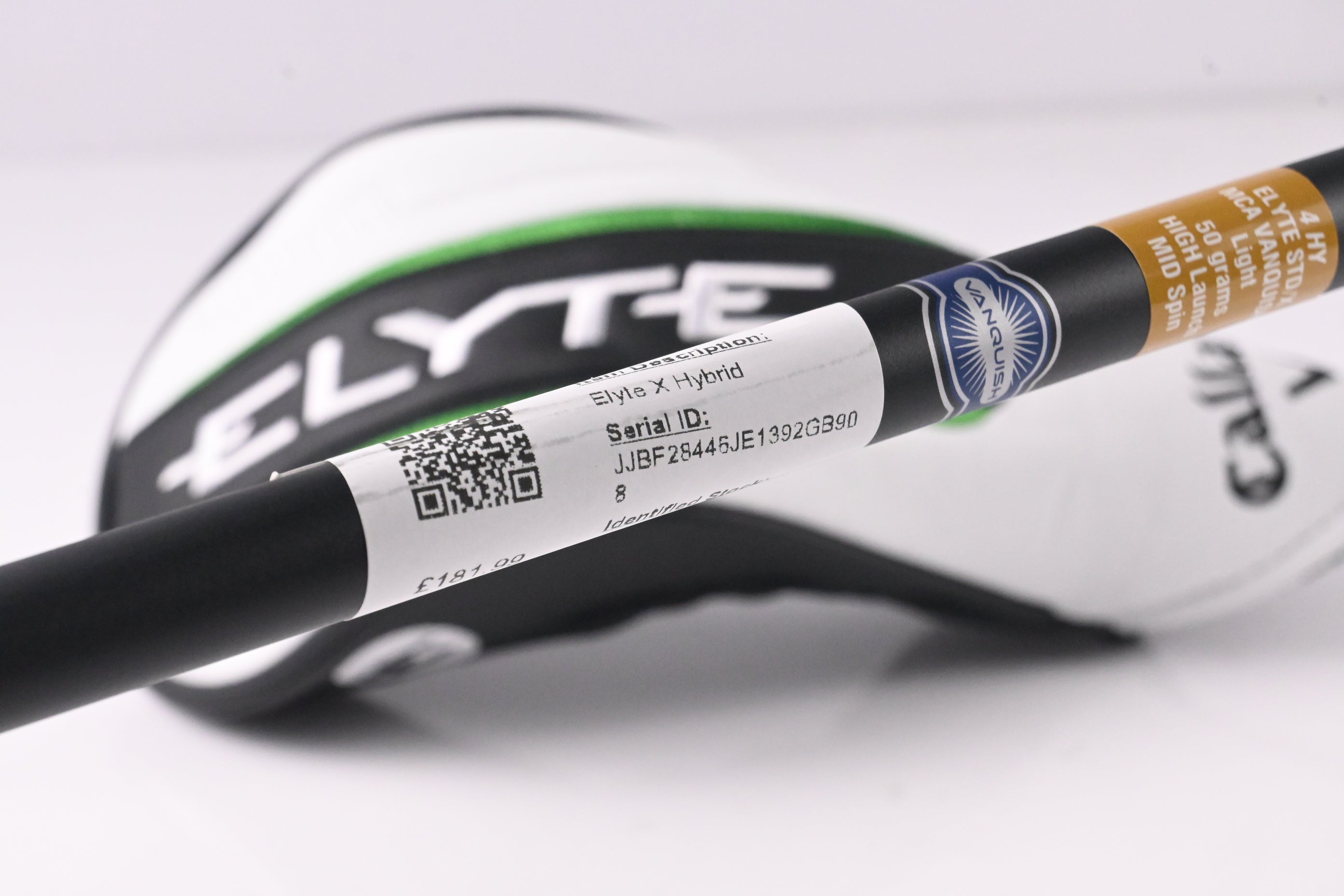 Callaway Elyte #4 Hybrid / 22 Degree / Senior Flex Vanquish 5 Shaft