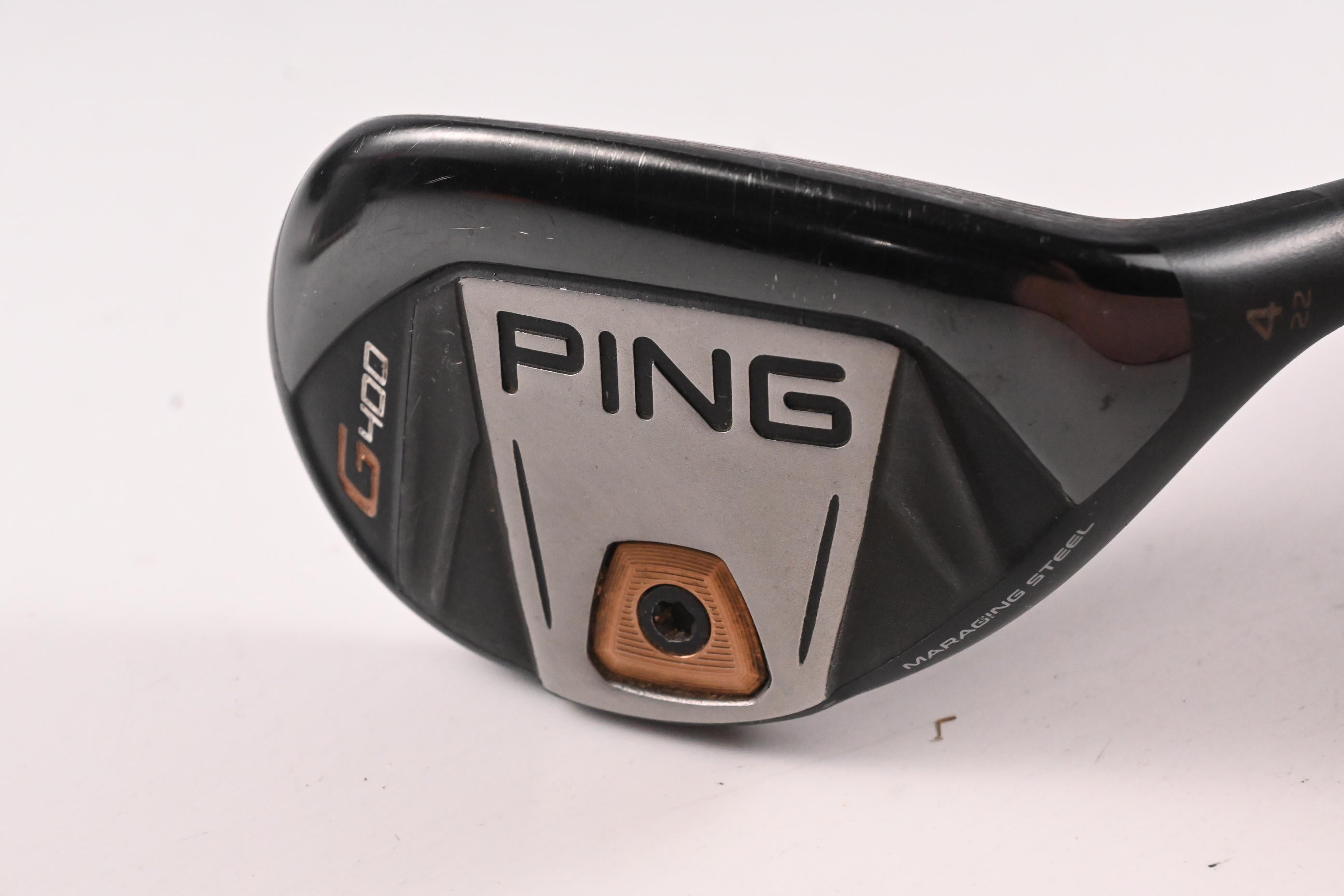 Ping G400 #4 Hybrid / 22 Degree / Regular Flex Ping Alta CB 70 Shaft