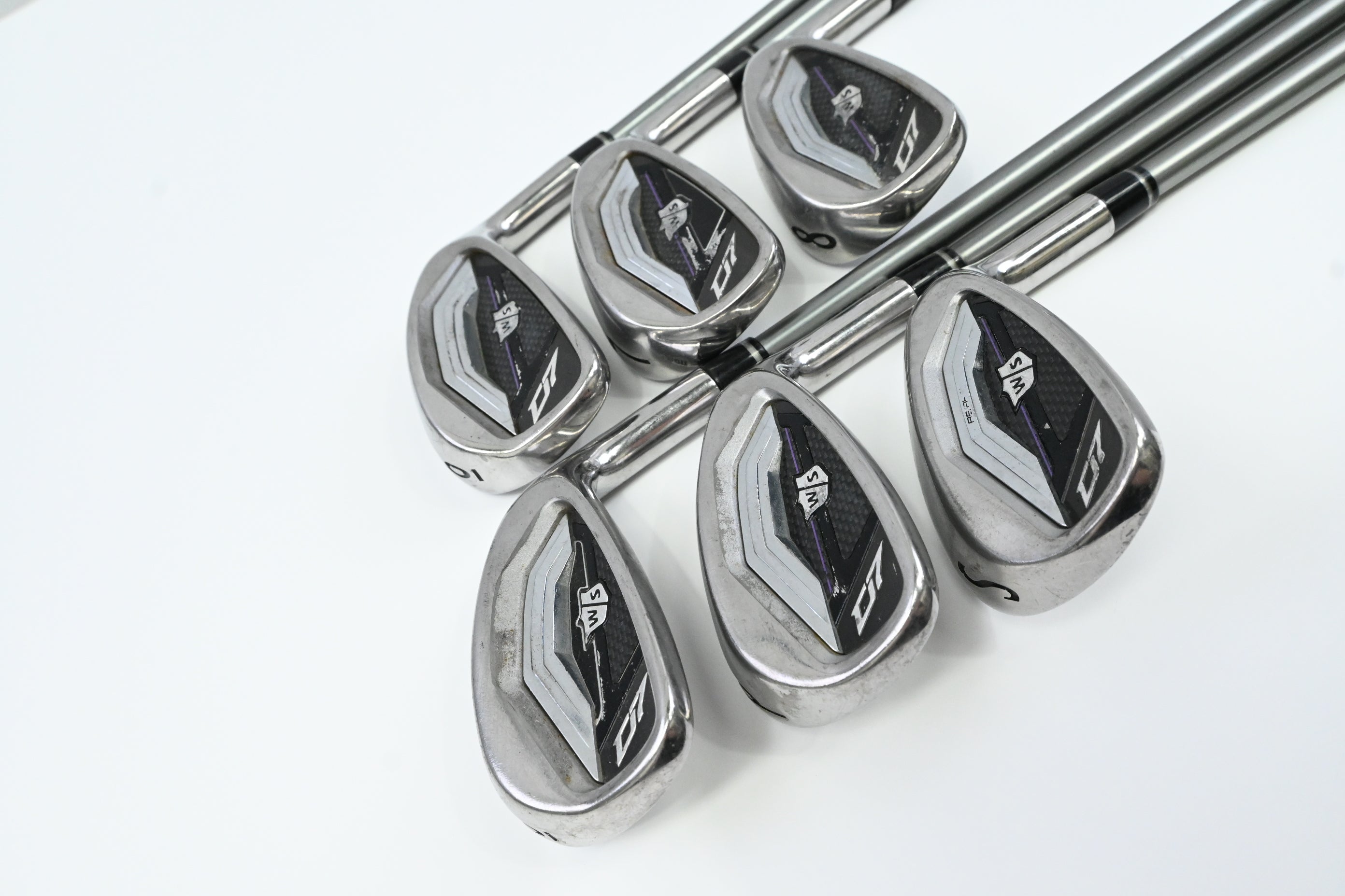 Ladies Wilson D7 Irons / 6-PW+SW / Ladies Flex UST Recoil 450 Shafts