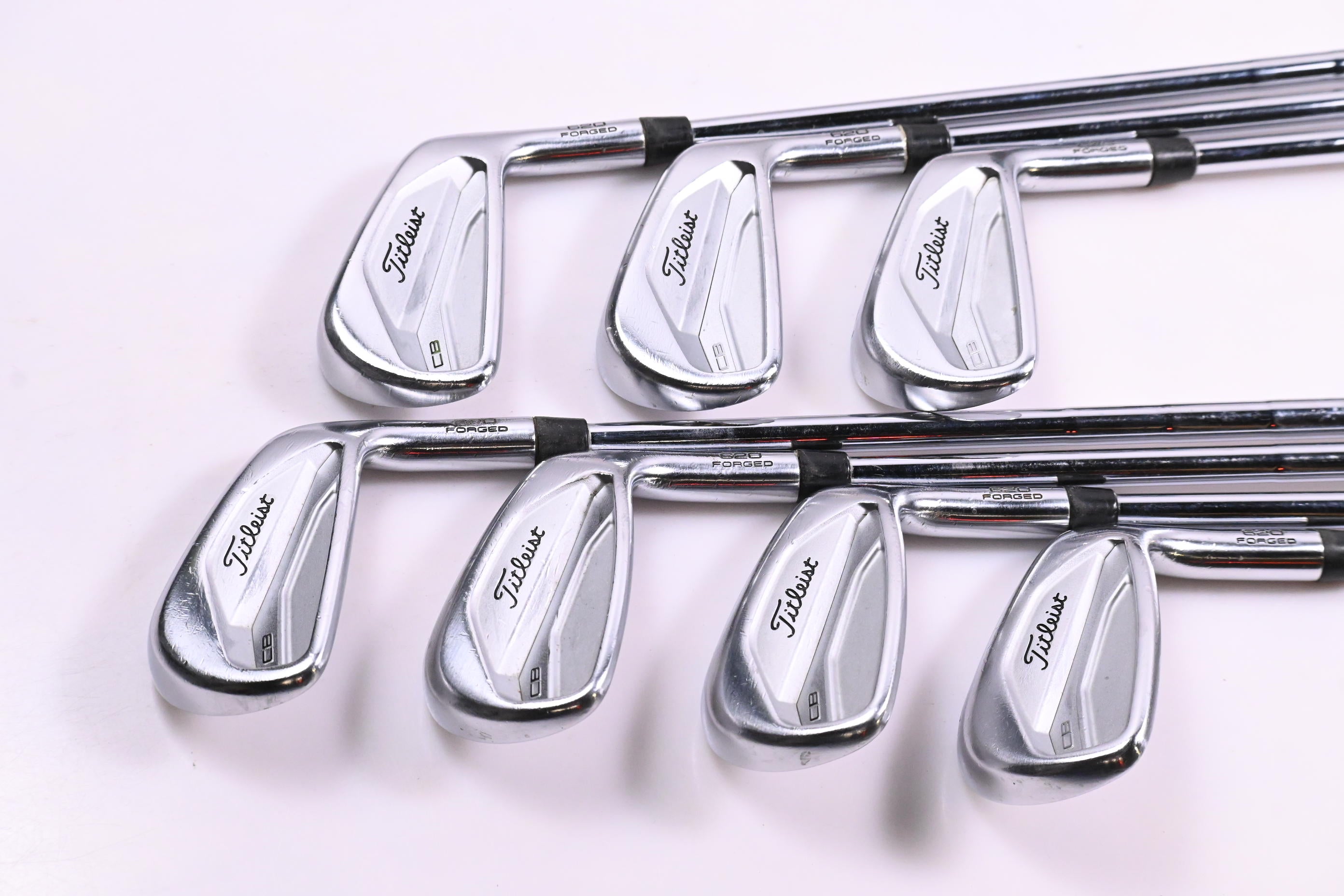 Titleist CB 620 Irons / 4-PW / X-Flex Steel Shafts