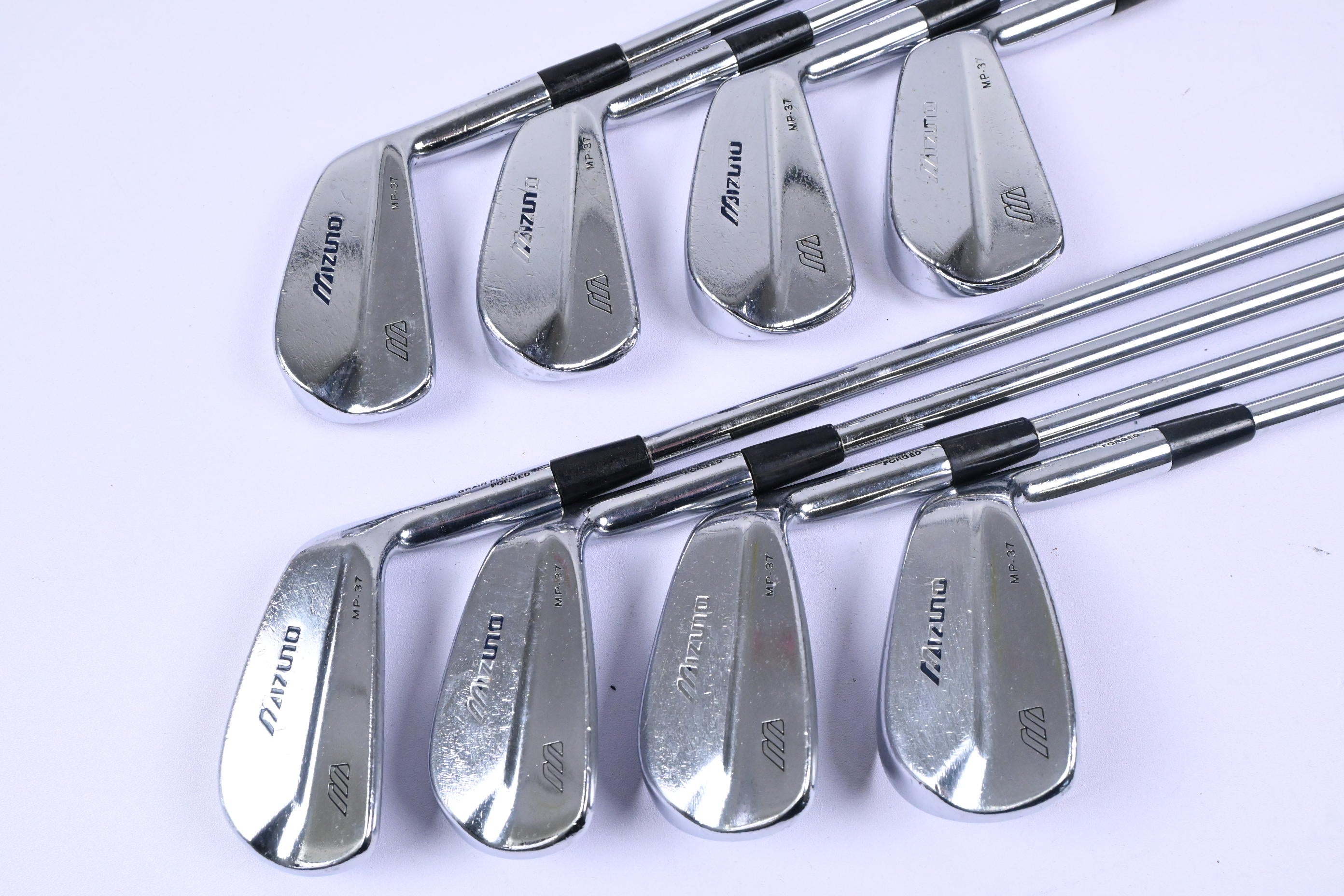 Mizuno MP-37 Irons / 3-PW / Regular Flex Rifle Precision Shafts