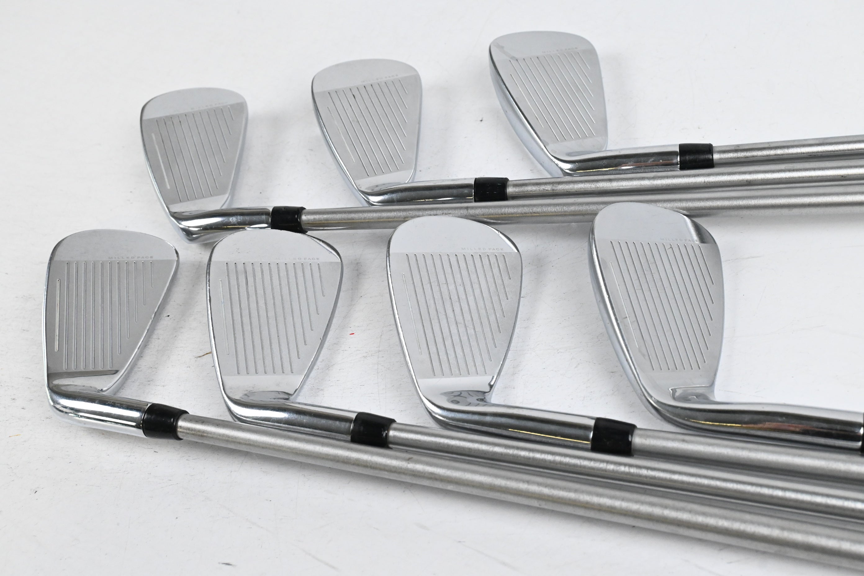 Cobra King F9 Irons / 4-PW / Stiff Flex KBS Tour C-Taper Lite 110 Shafts
