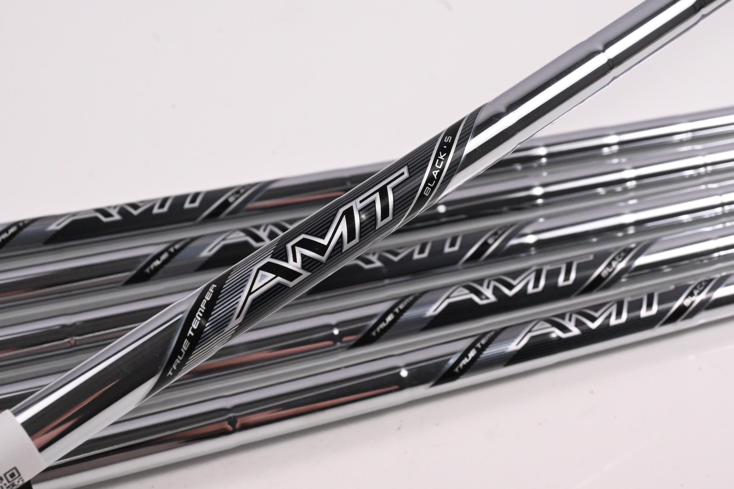 True Temper AMT Black Iron Shafts / Stiff Flex / Set of 6 / .355" Tip