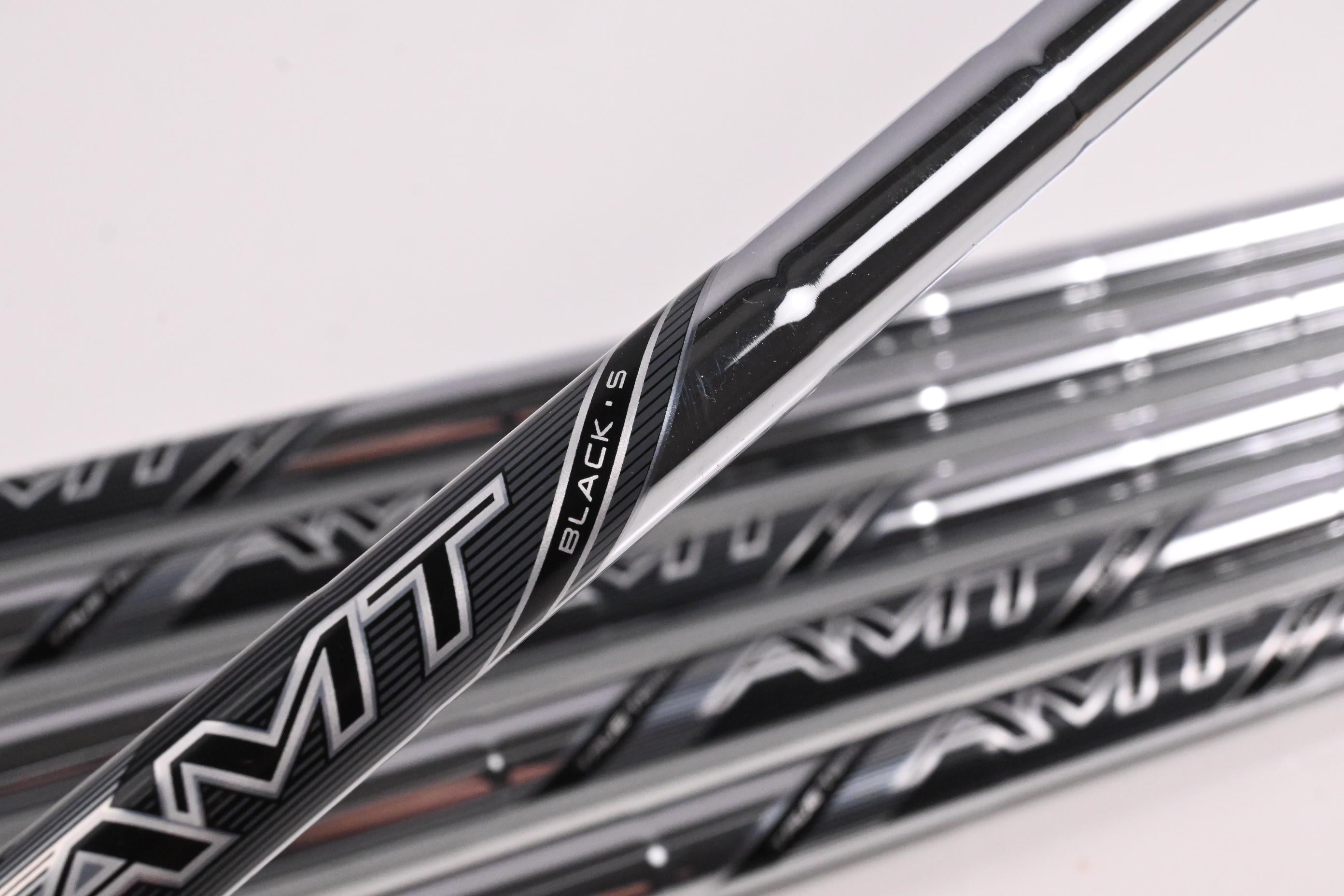 True Temper AMT Black Iron Shafts / Stiff Flex / Set of 6 / .355" Tip