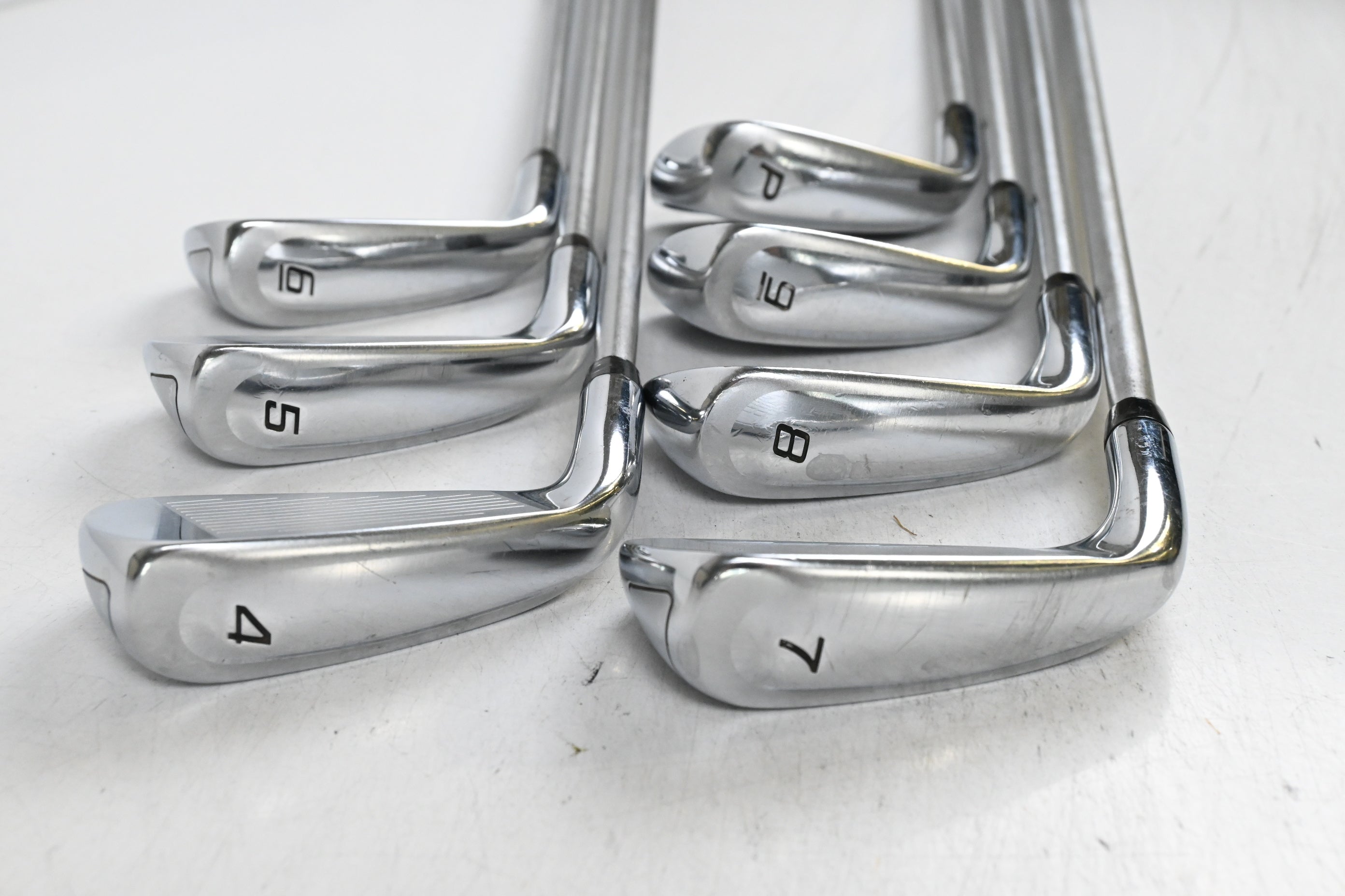 Cobra King F9 Irons / 4-PW / Stiff Flex KBS Tour C-Taper Lite 110 Shafts