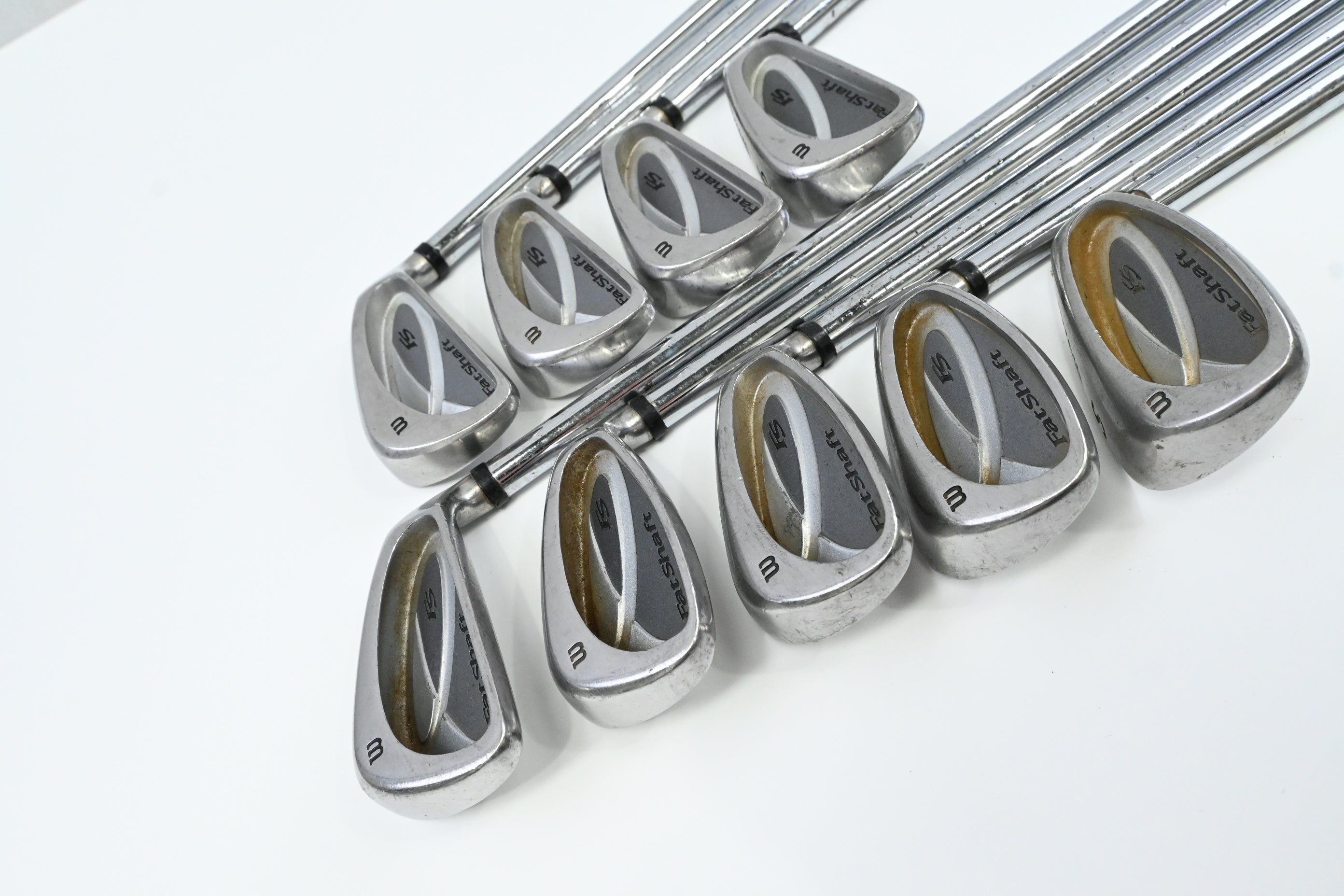 Wilson Fat Shaft Irons / 3-PW+SW / Regular Flex Wilson Fatshaft Platinum Shafts