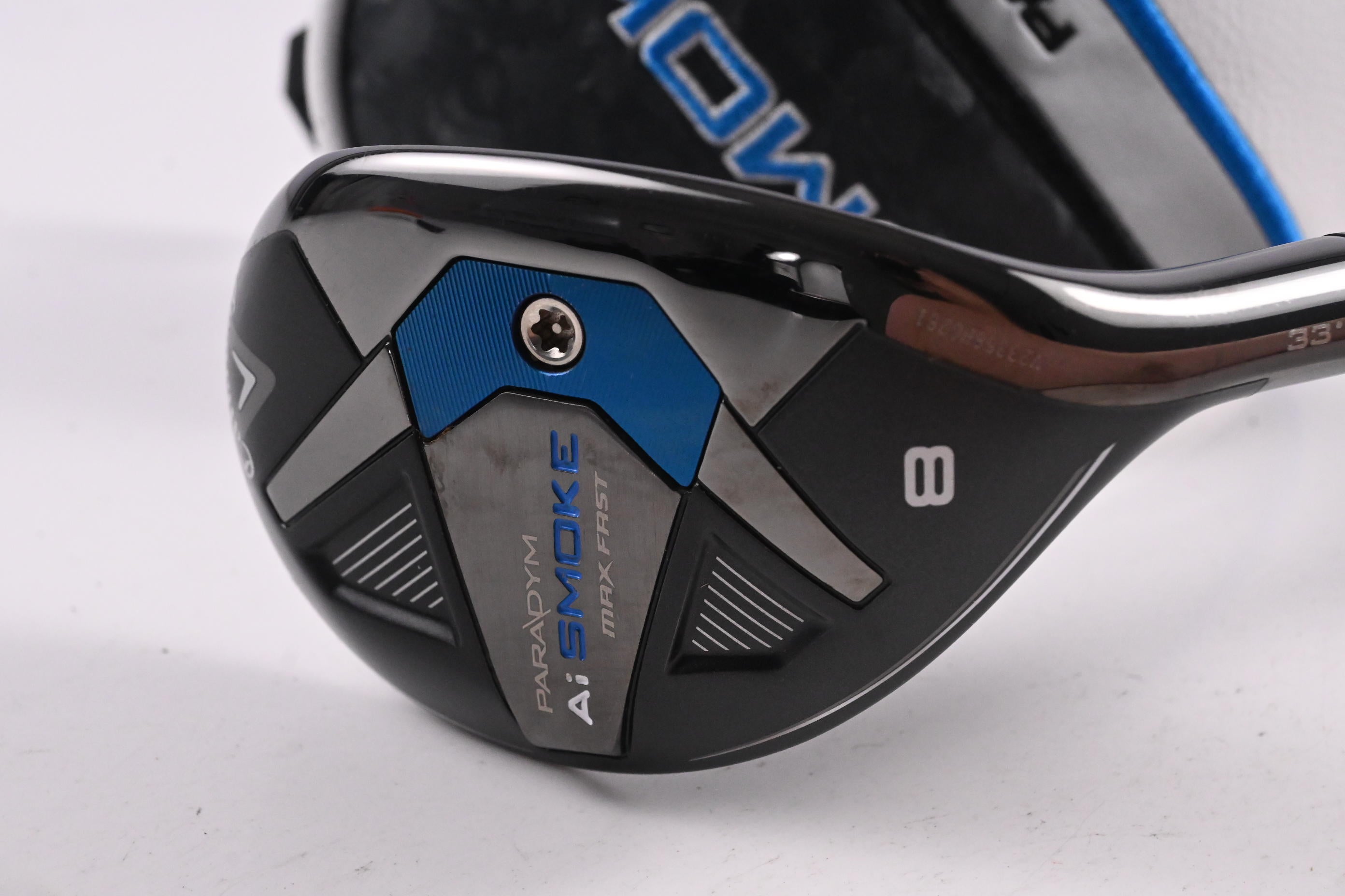 Callaway Paradym Ai Smoke Max Fast #8 Hybrid / 33 Degree / Senior Flex Tensei 40