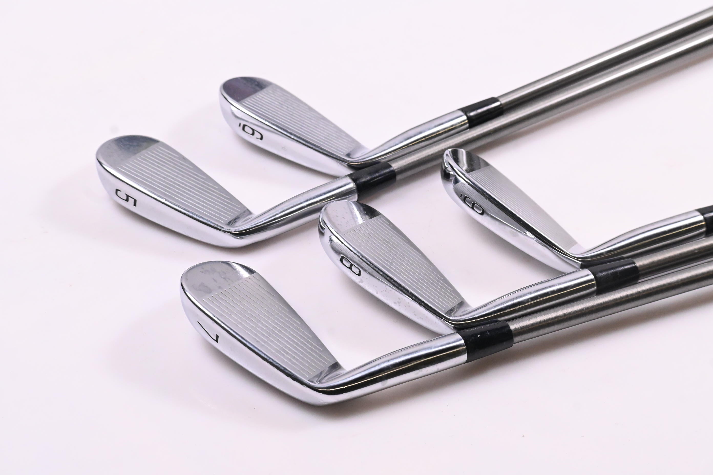Mizuno Pro 221 Irons / 5-9i / Stiff Flex Steelfiber i110 cw Shafts