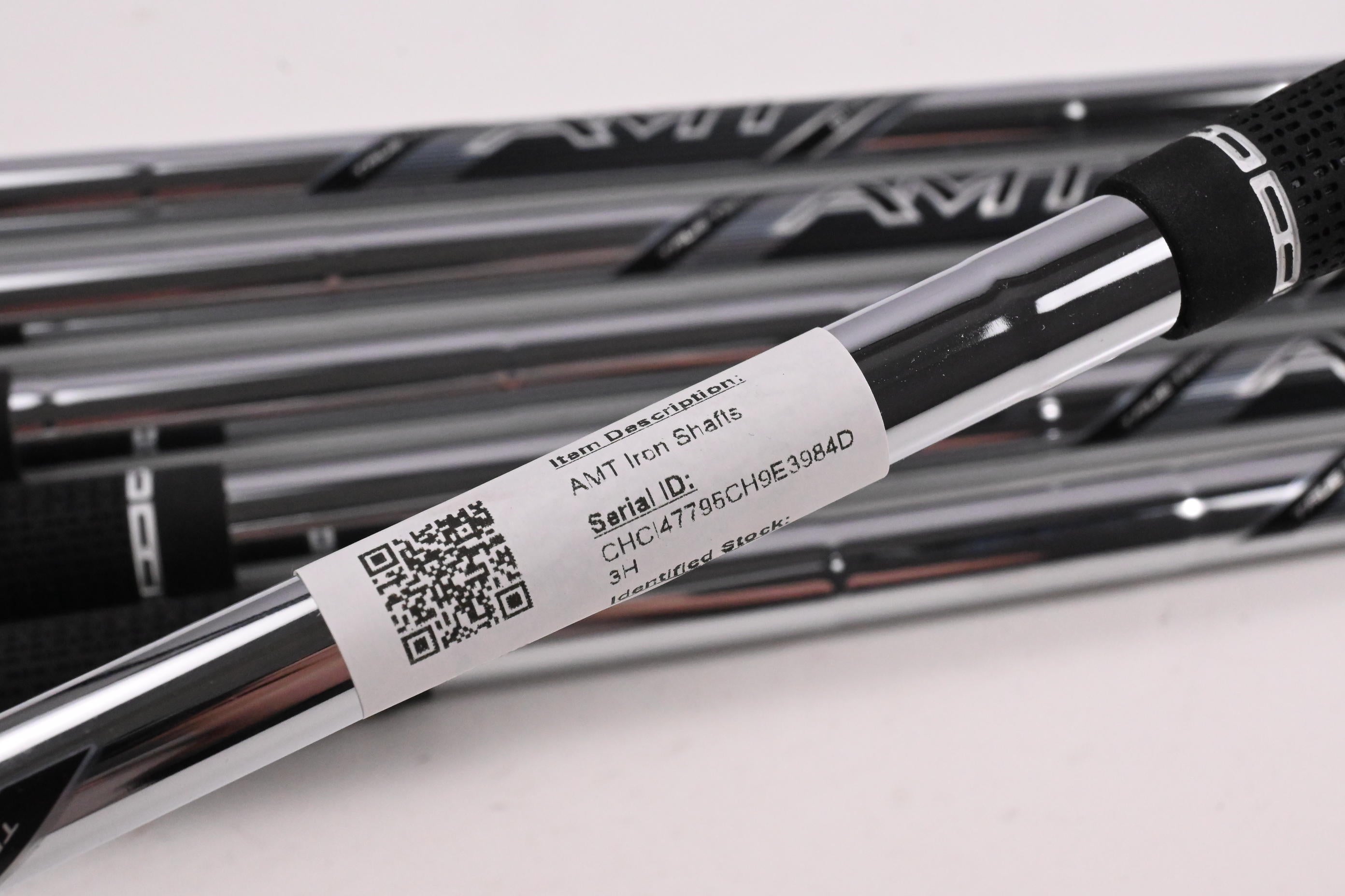 True Temper AMT Black Iron Shafts / Stiff Flex / Set of 6 / .355" Tip