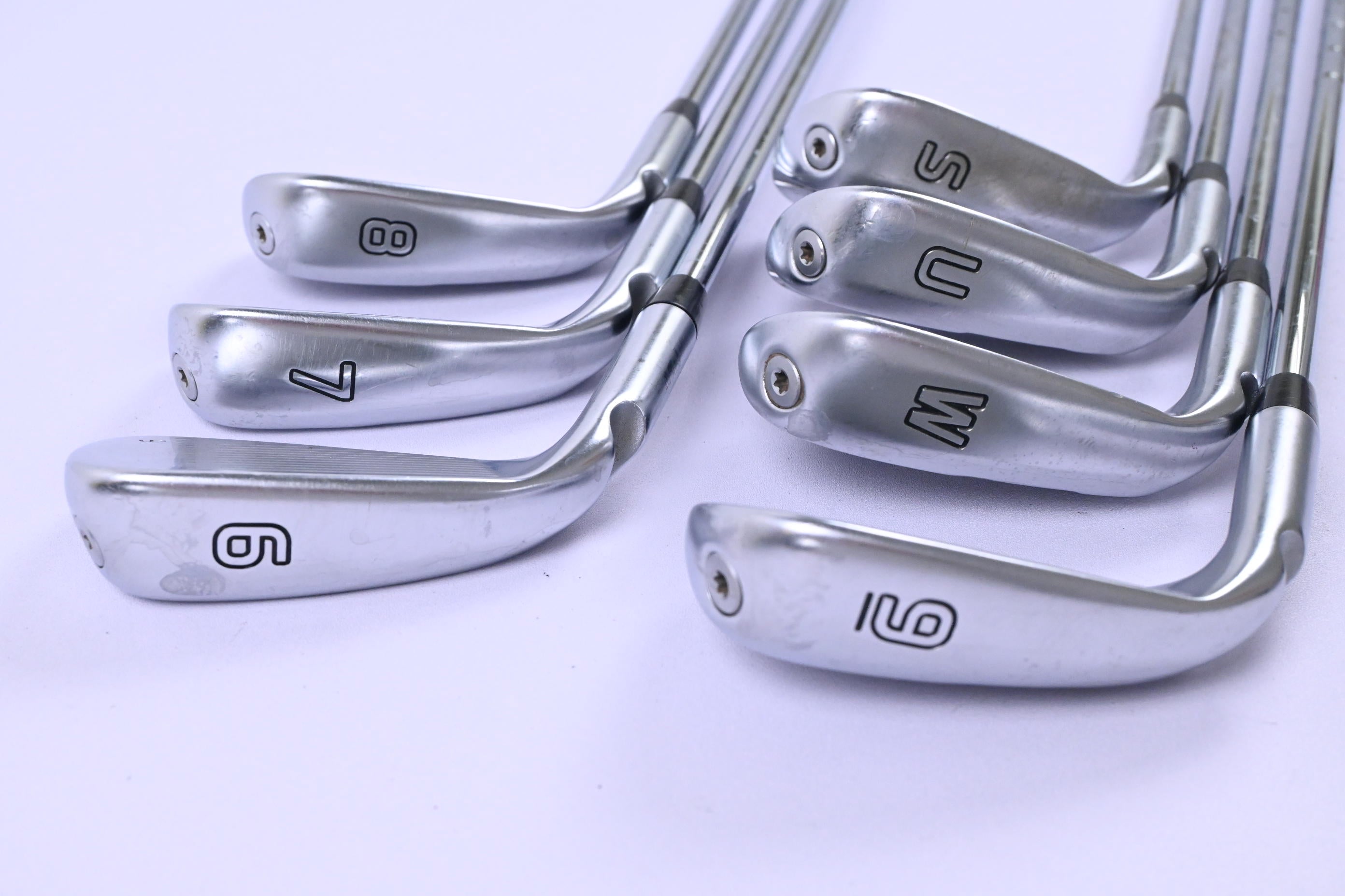Ping G425 Irons / 6-PW+GW+SW / Blue Dot / Regular Flex Ping AWT 2.0 Shafts