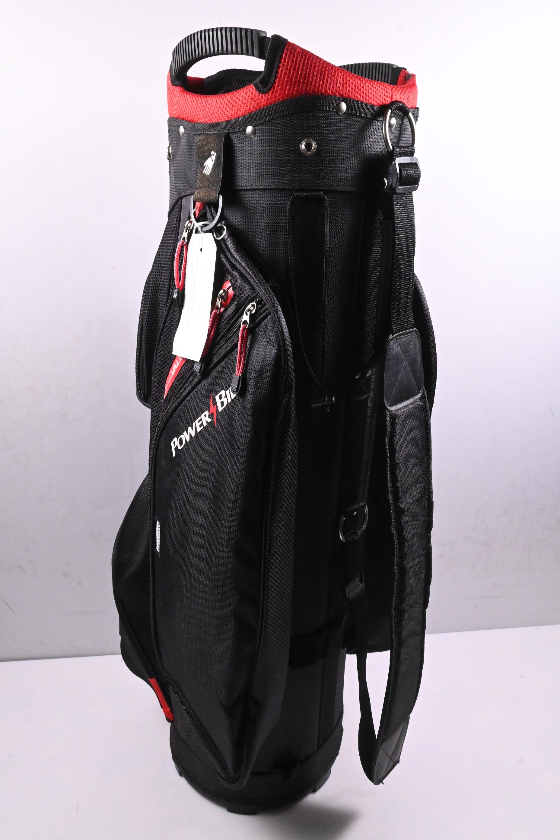 Power Bilt TPX 14.0 Cart Bag / 15-Way Divider / Black & Red