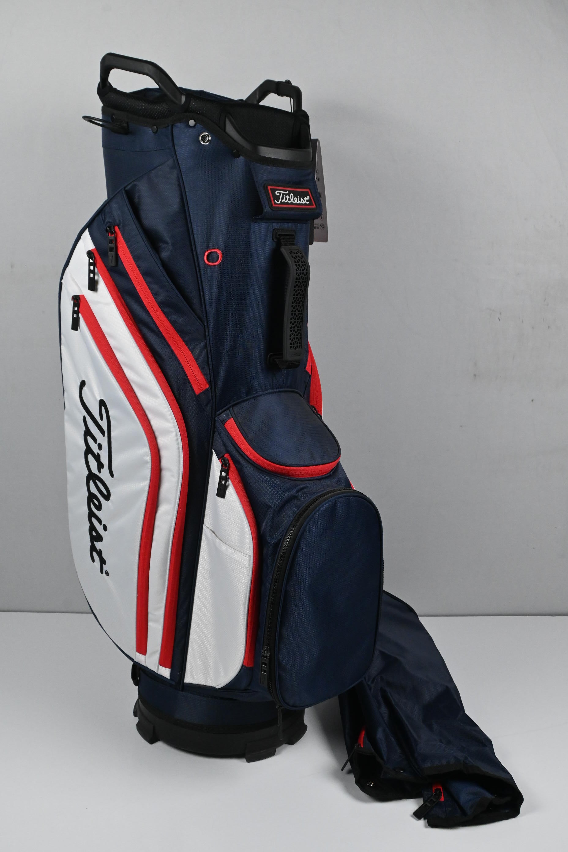 Titleist Cart 14 Bag / 14-Way Divider / Navy, White & Red