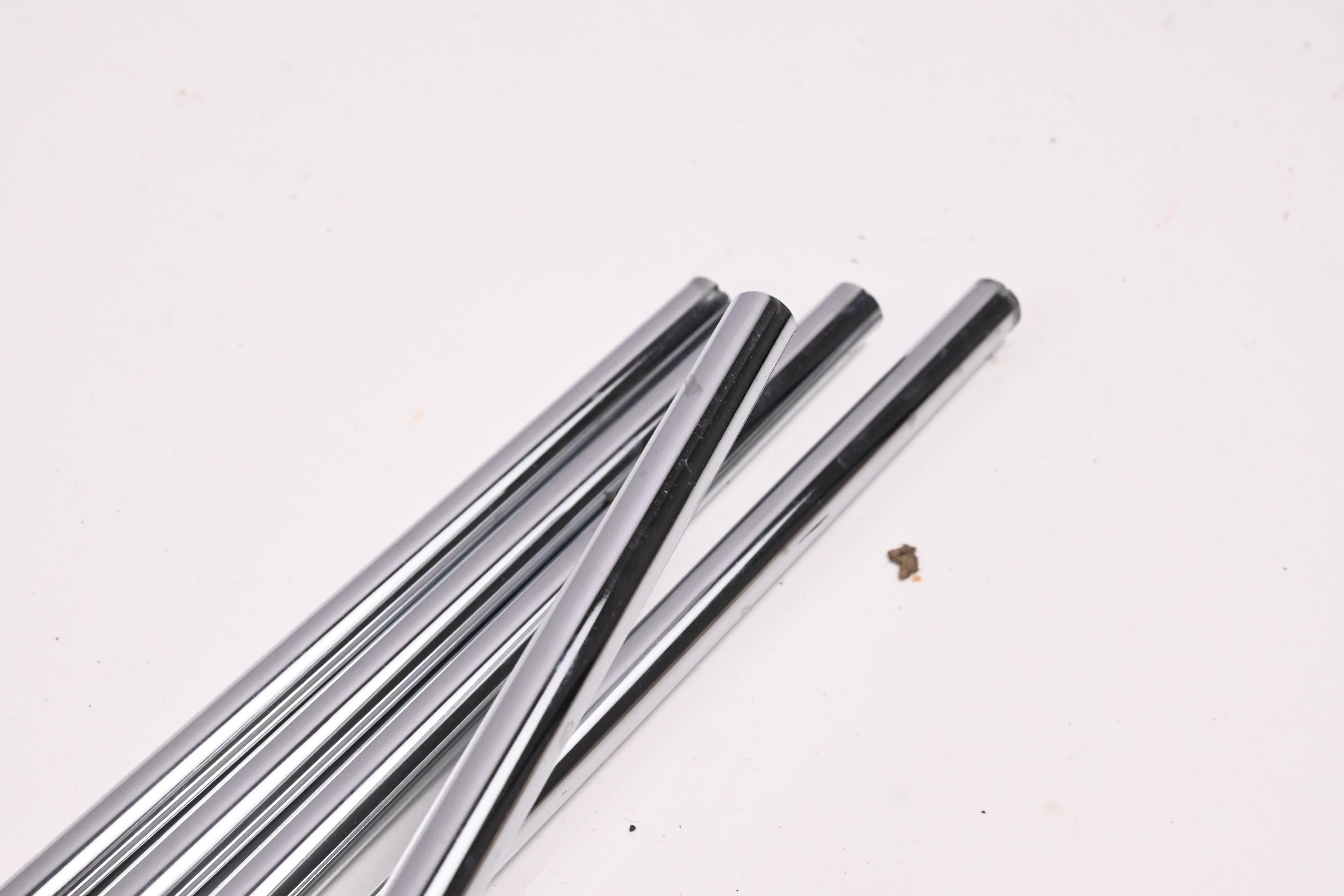 True Temper AMT Silver Iron Shafts / Stiff Flex / Set of 5 / .355" Tip