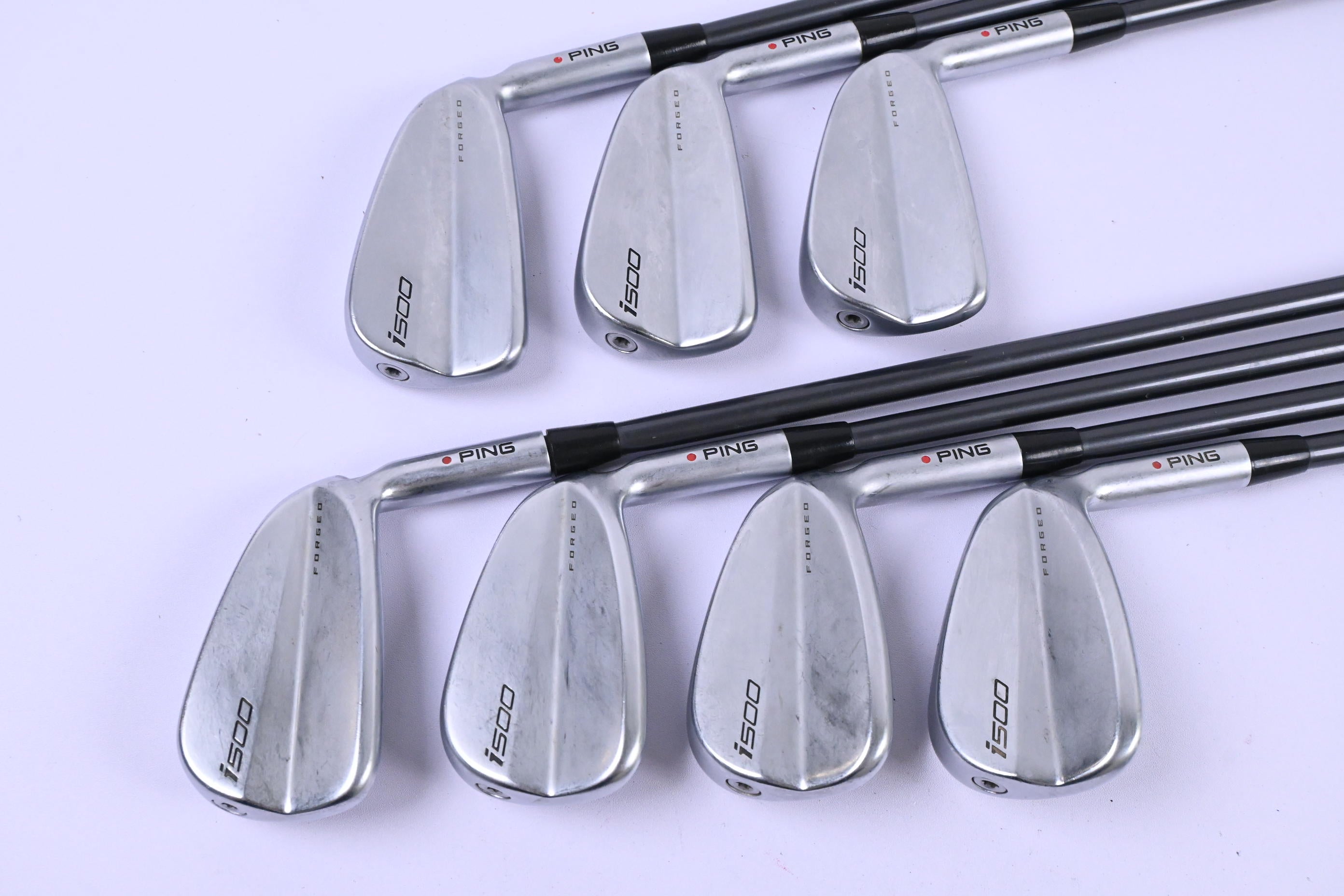 Ping i500 Irons / 4-PW / Red Dot / Senior Flex Ping TFC 80i Shafts