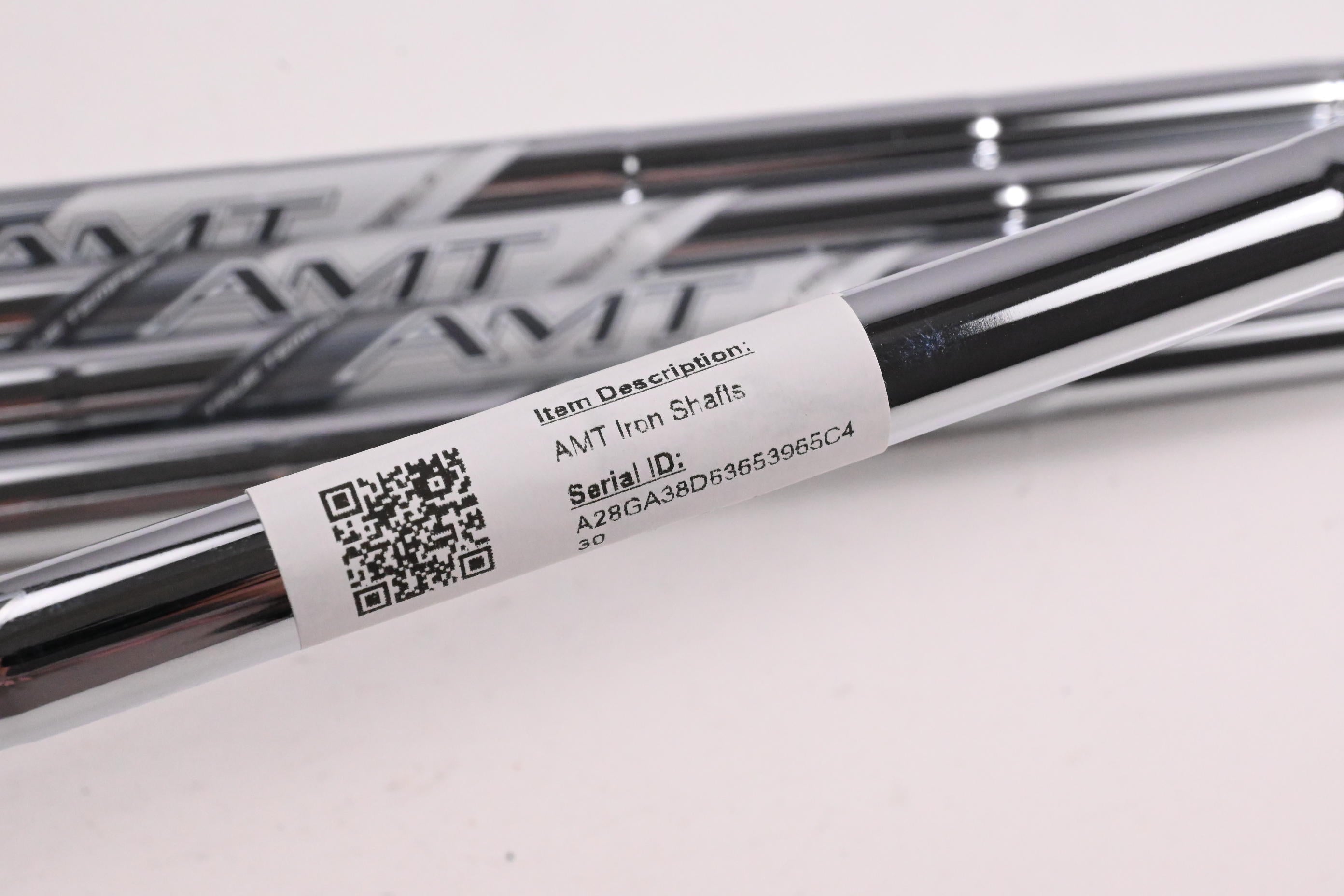 True Temper AMT Silver Iron Shafts / Stiff Flex / Set of 5 / .355" Tip