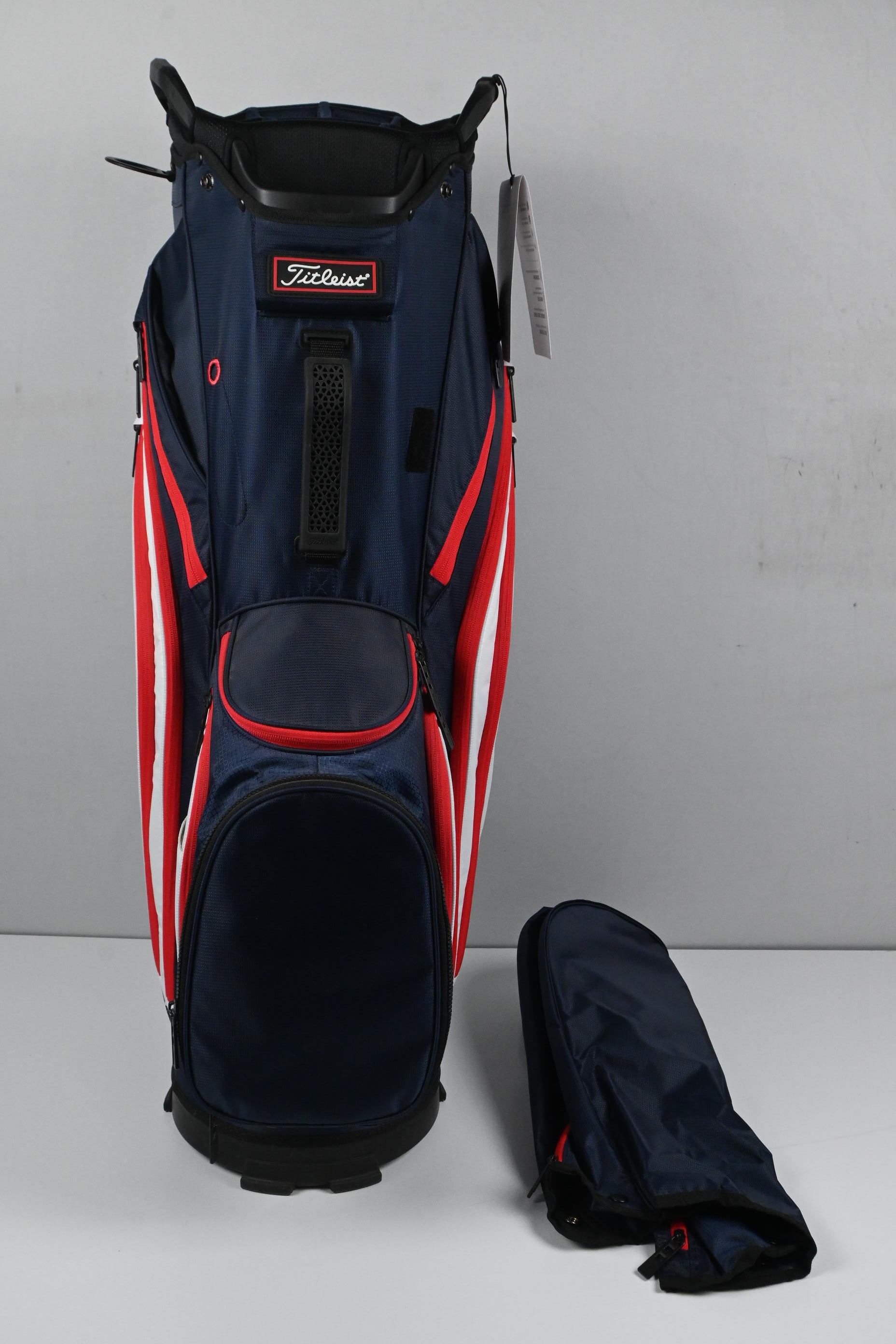 Titleist Cart 14 Bag / 14-Way Divider / Navy, White & Red