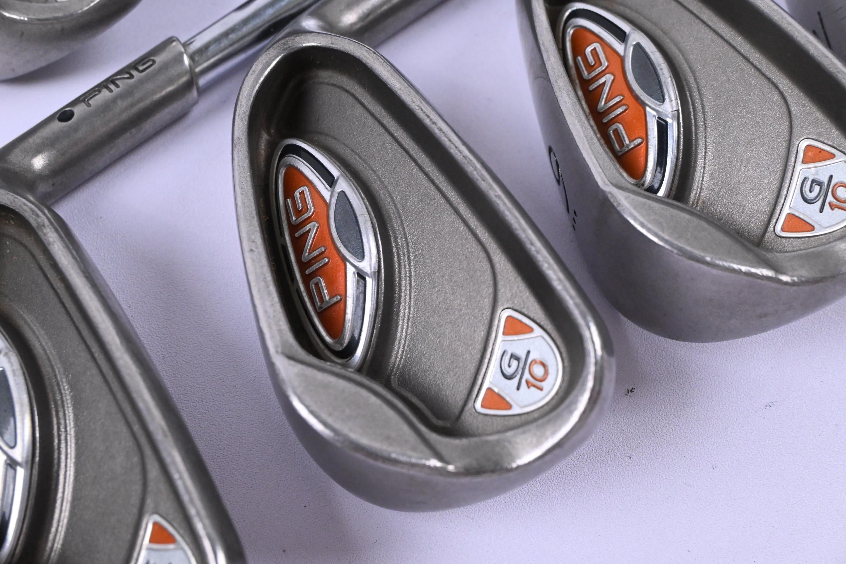Ping G10 Irons / 4-PW / Black Dot / Stiff Flex Ping AWT Shafts