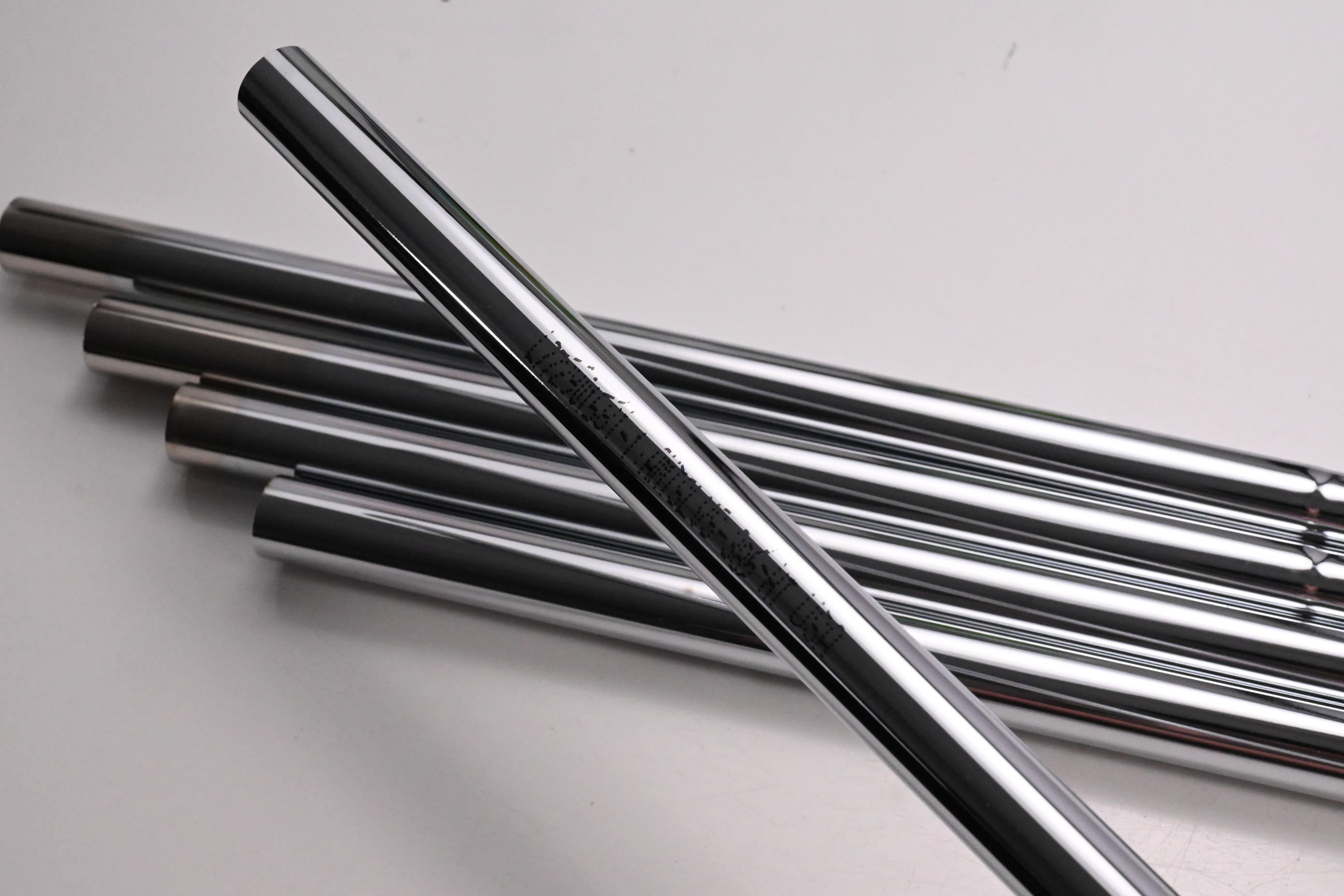 True Temper AMT Silver Iron Shafts / Stiff Flex / Set of 5 / .355" Tip