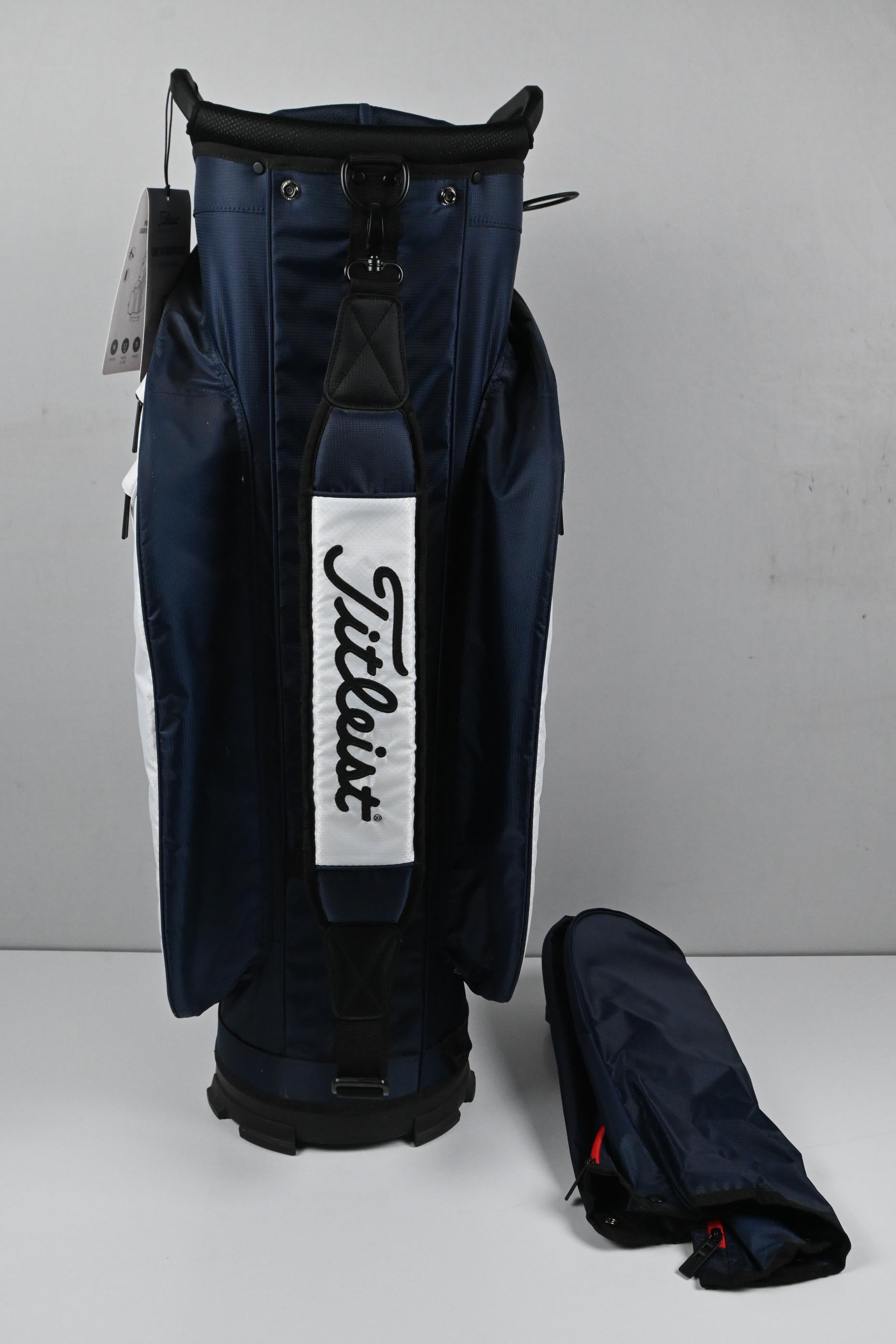 Titleist Cart 14 Bag / 14-Way Divider / Navy, White & Red
