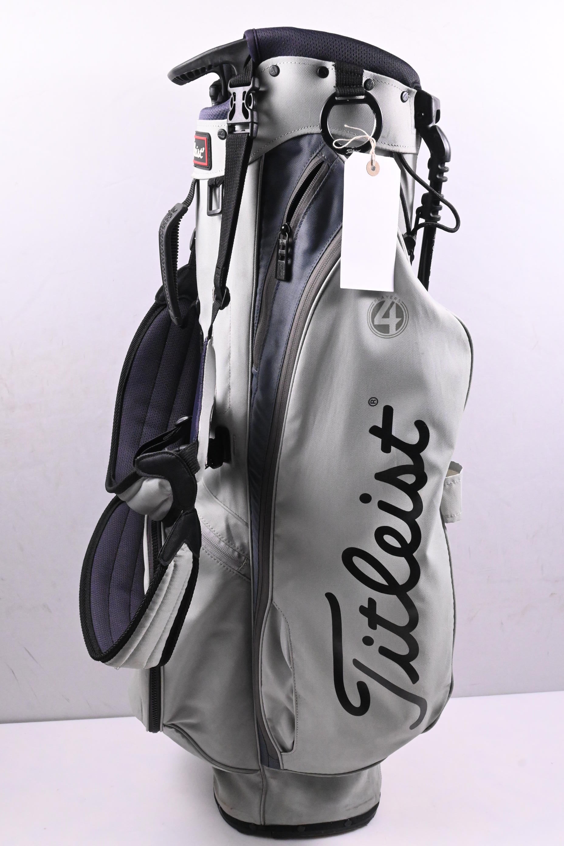 Titleist Players 4 Stand Bag / 4-Way Divider / Grey