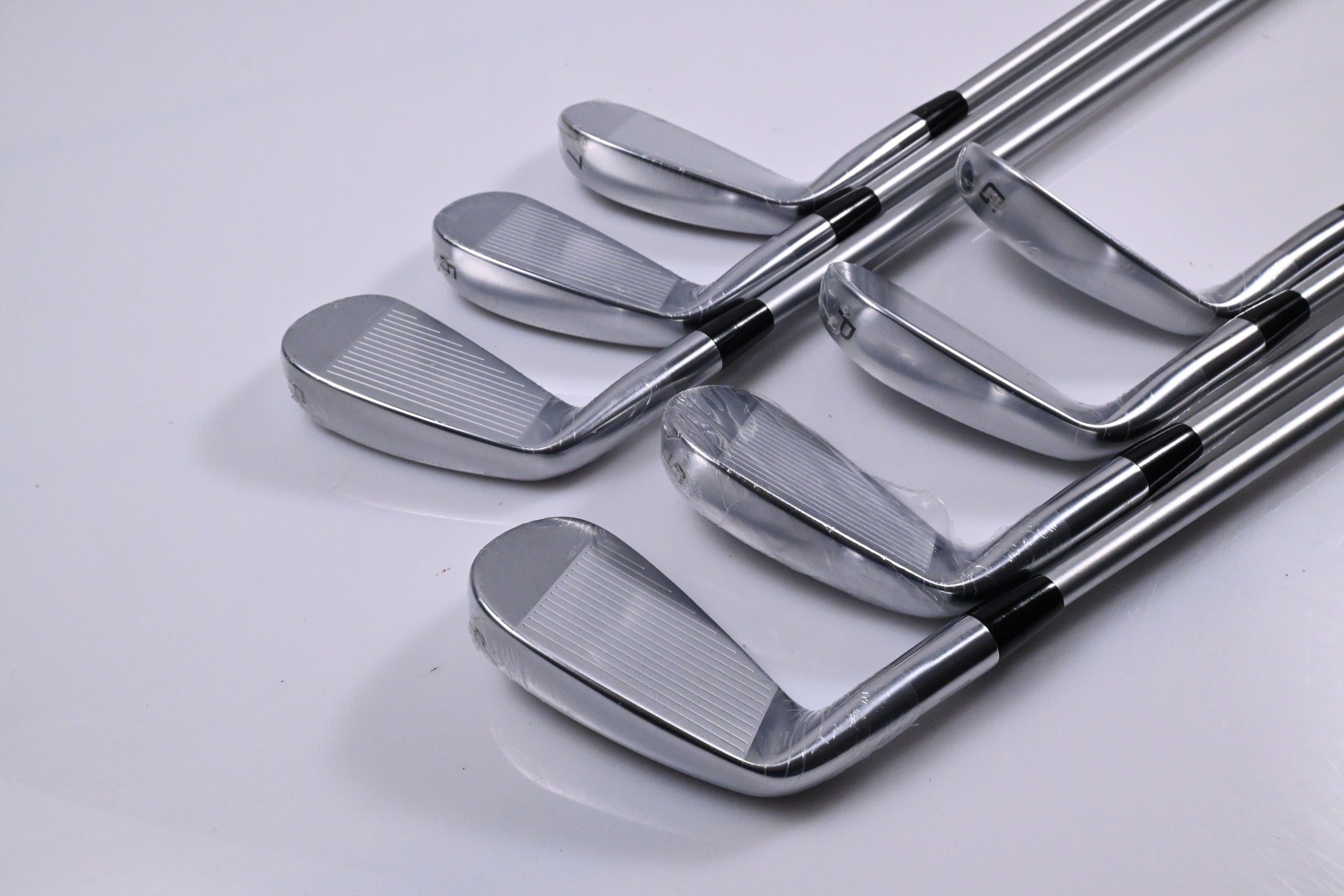 Cobra King Tec 2025 Irons / 5-PW+GW / Stiff Flex KBS Tour C-Taper 110 Shafts