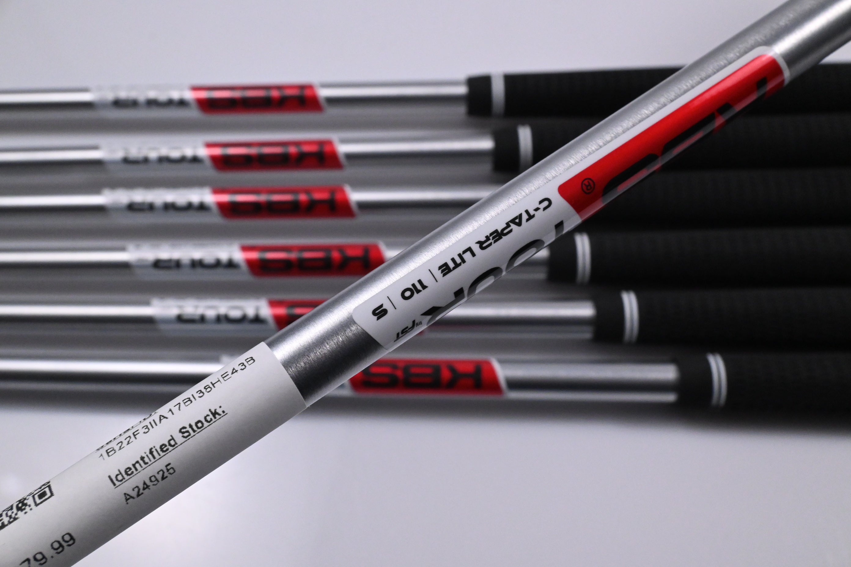 Cobra King Tec 2025 Irons / 5-PW+GW / Stiff Flex KBS Tour C-Taper 110 Shafts