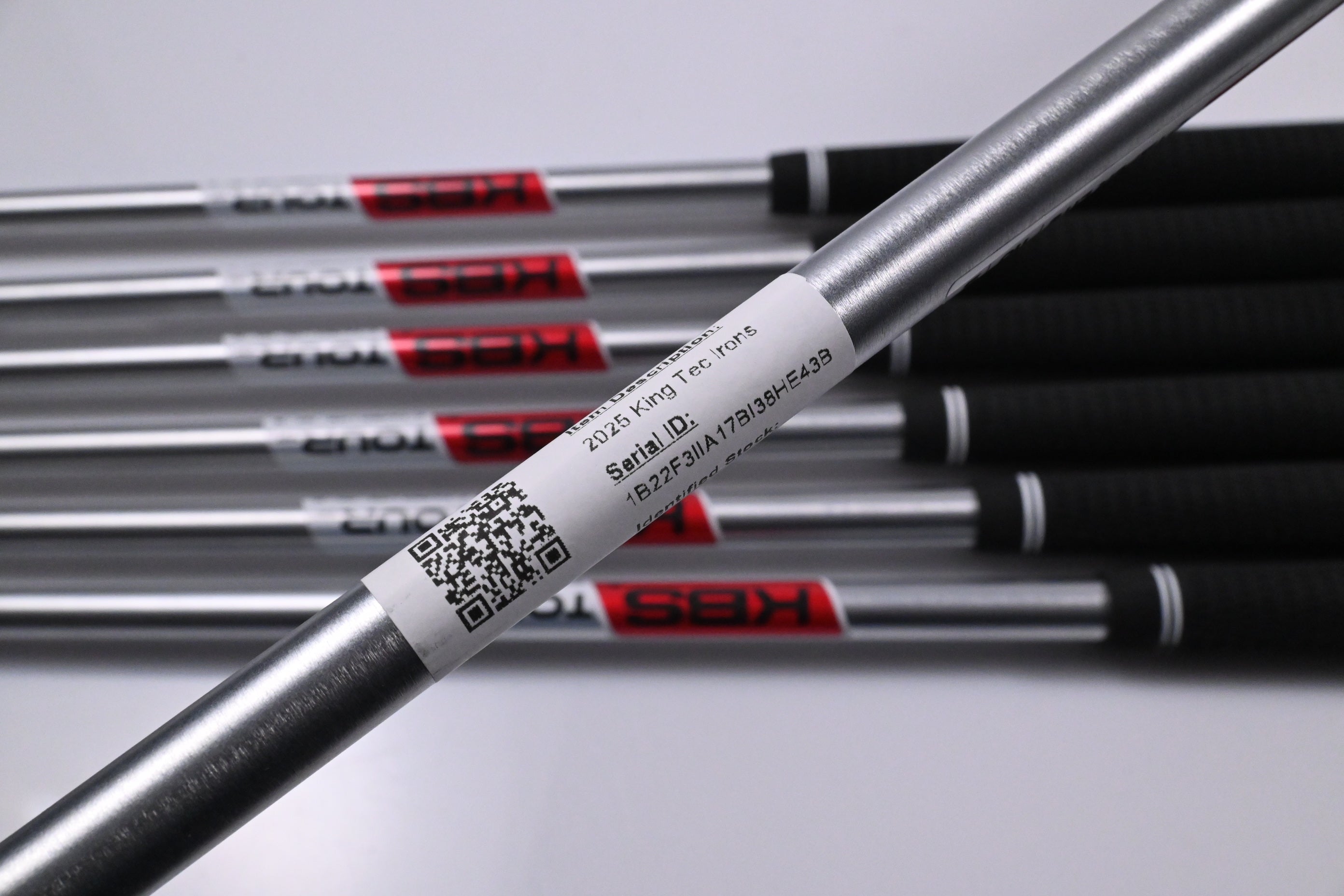 Cobra King Tec 2025 Irons / 5-PW+GW / Stiff Flex KBS Tour C-Taper 110 Shafts