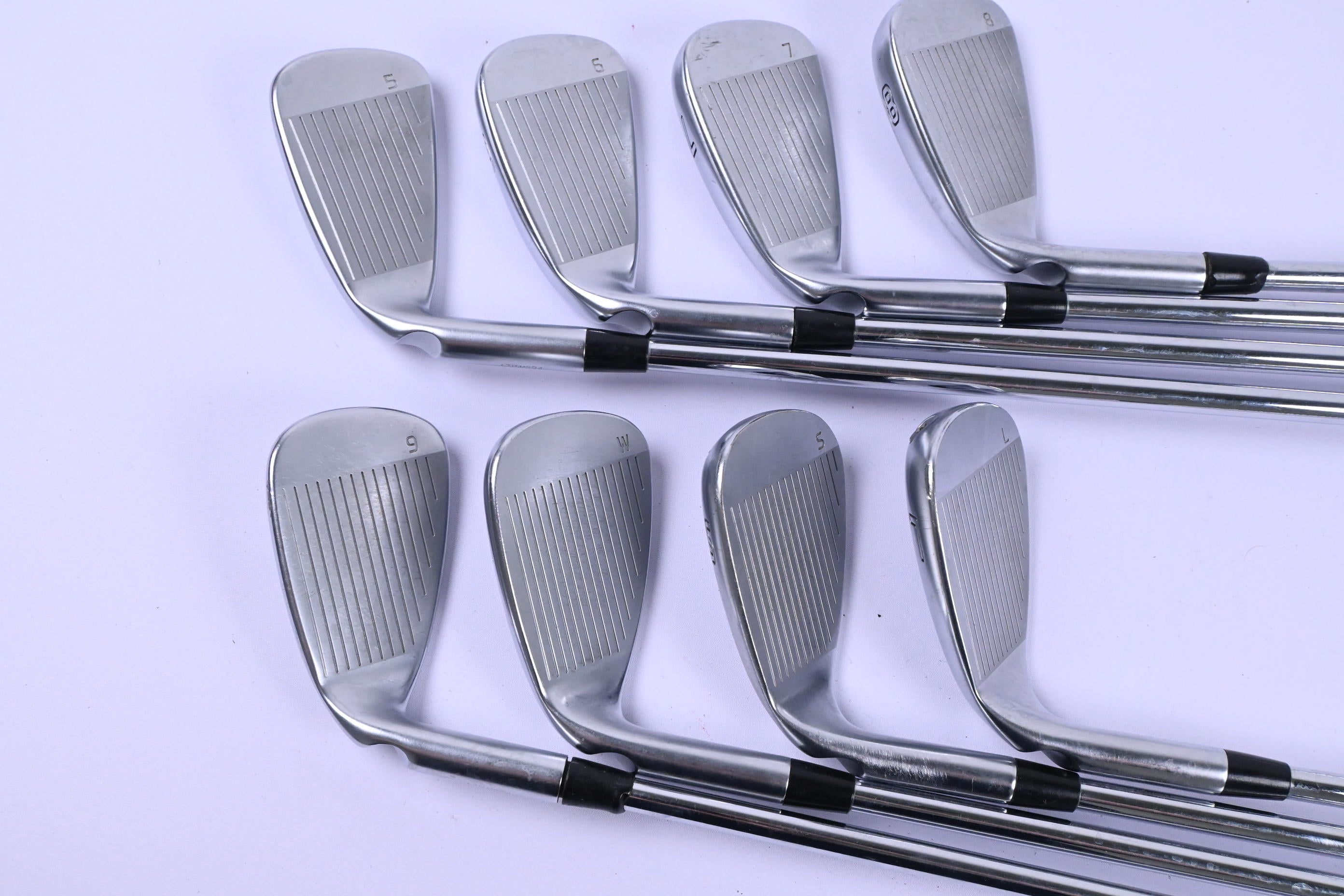 Ping G425 Irons / 5-PW+SW+LW / Green Dot / Regular Flex Ping AWT 2.0 Shafts