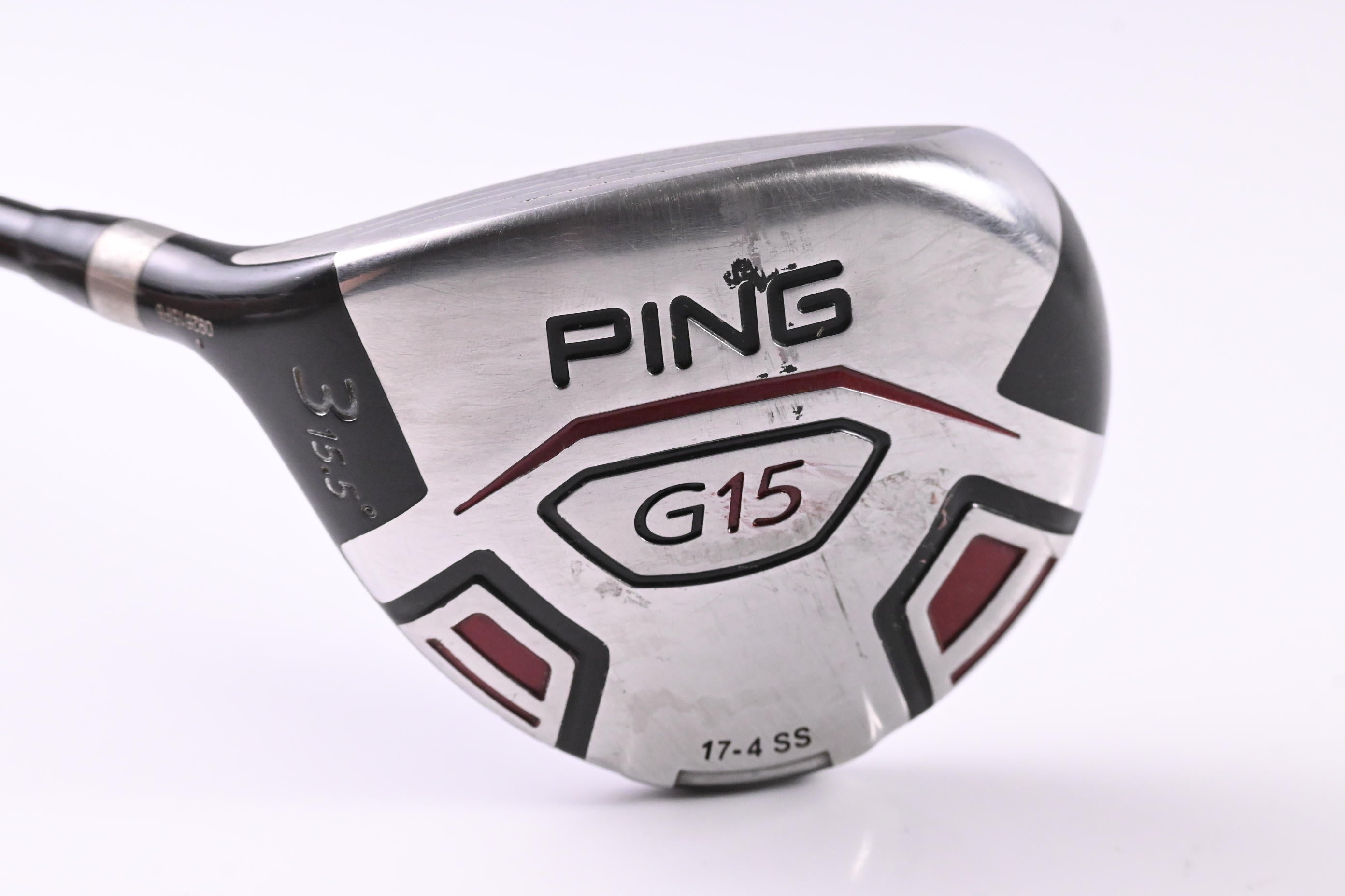 Left Hand Ping G15 #3 Wood / 15.5 Degree / Stiff Flex Aldila Serano 75 Shaft