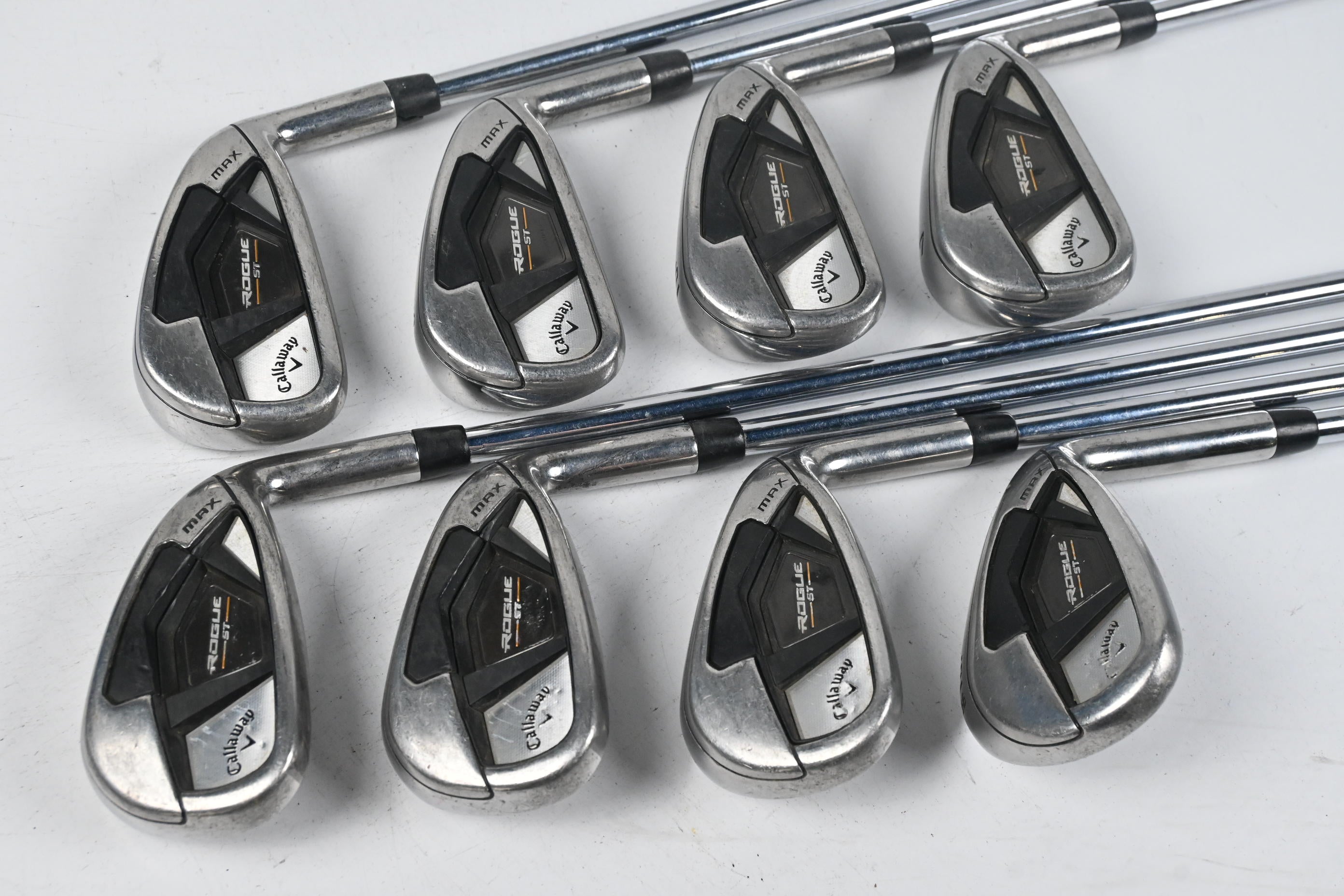Callaway Rogue ST Max Irons / 4-PW+SW / Regular Flex Elevate MPH 85 Shafts