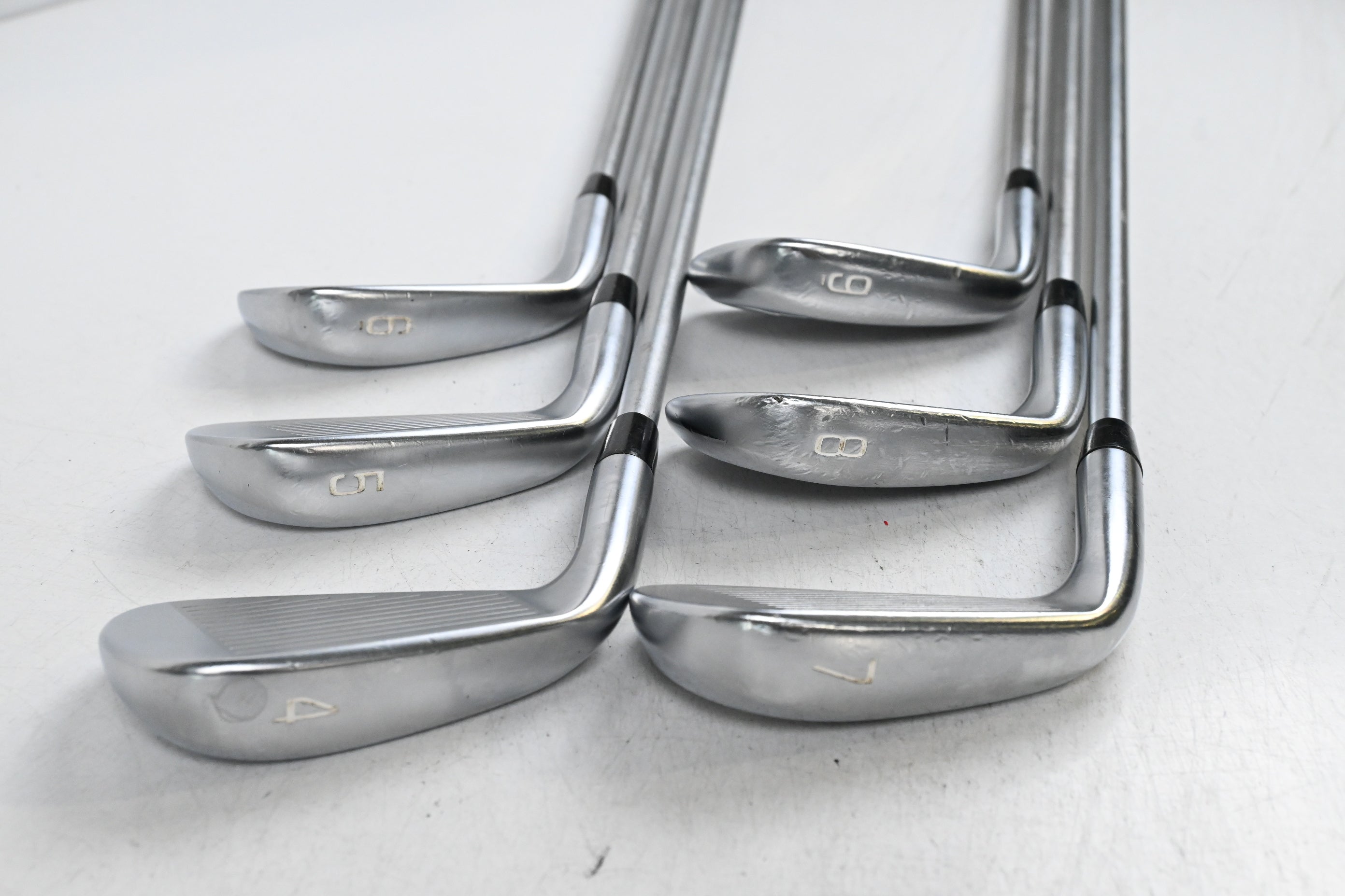Mizuno JPX 923 Forged Irons / 4-9i / Stiff Flex KBS Tour C-Taper Lite 110 Shafts