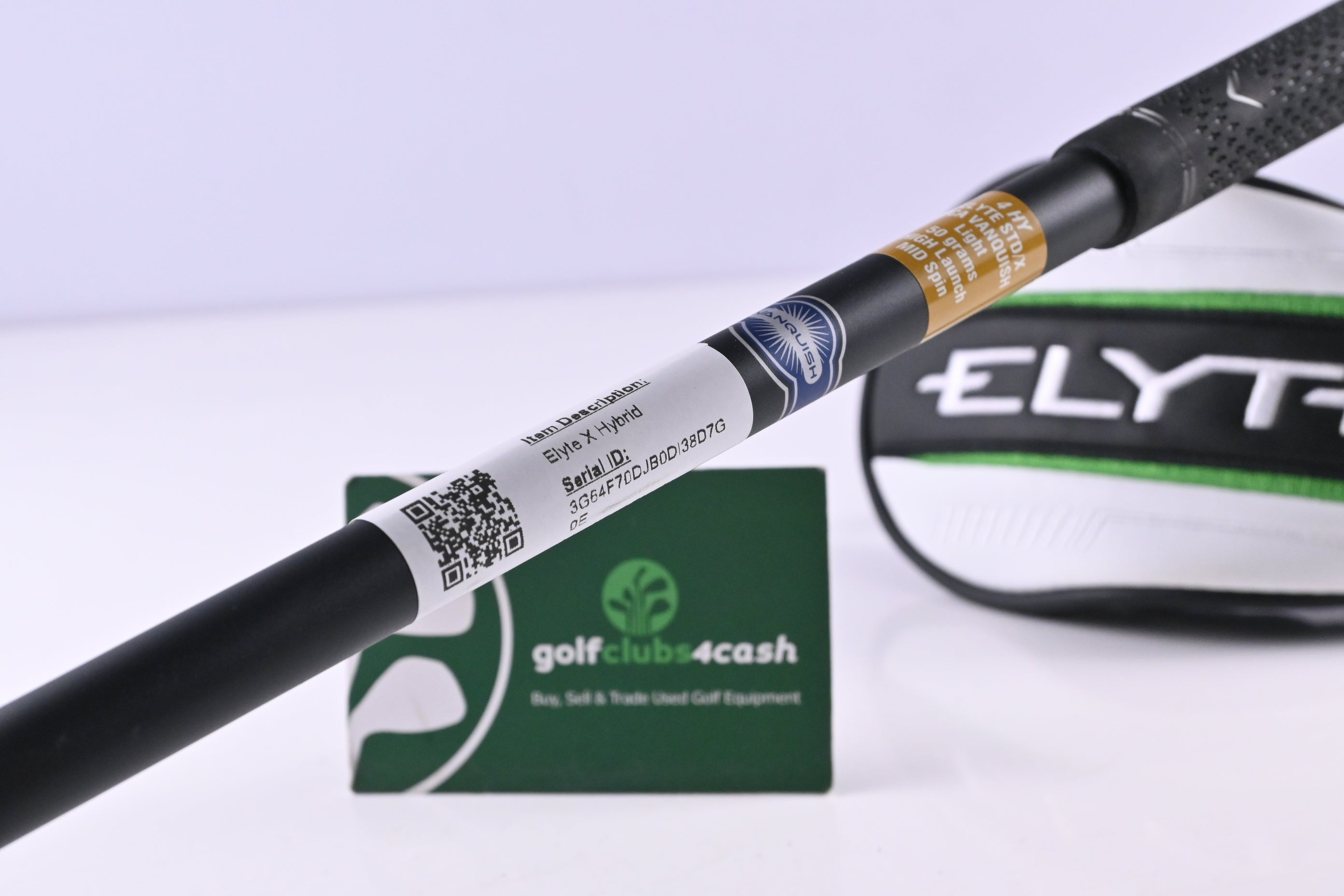 Callaway Elyte X #4 Hybrid / 21 Degree / Senior Flex Vanquish Shaft