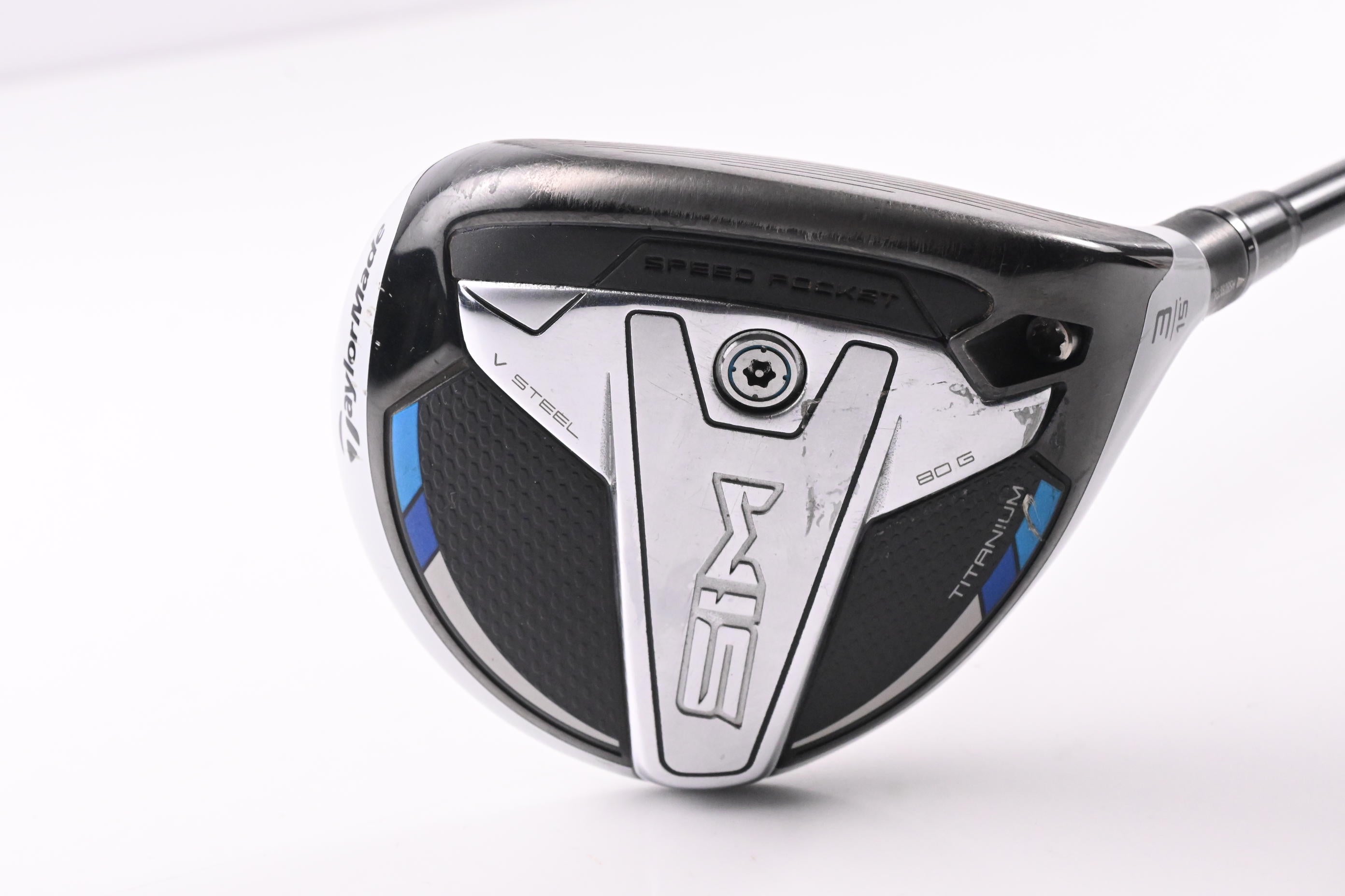 Taylormade SIM Ti #3 Wood / 15 Degree / Stiff Flex Atmos Red 5 Shaft