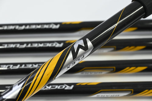 Taylormade Rocketbladez Irons / 7-PW+AW+SW / Senior Flex Rocketfuel 65 Shafts