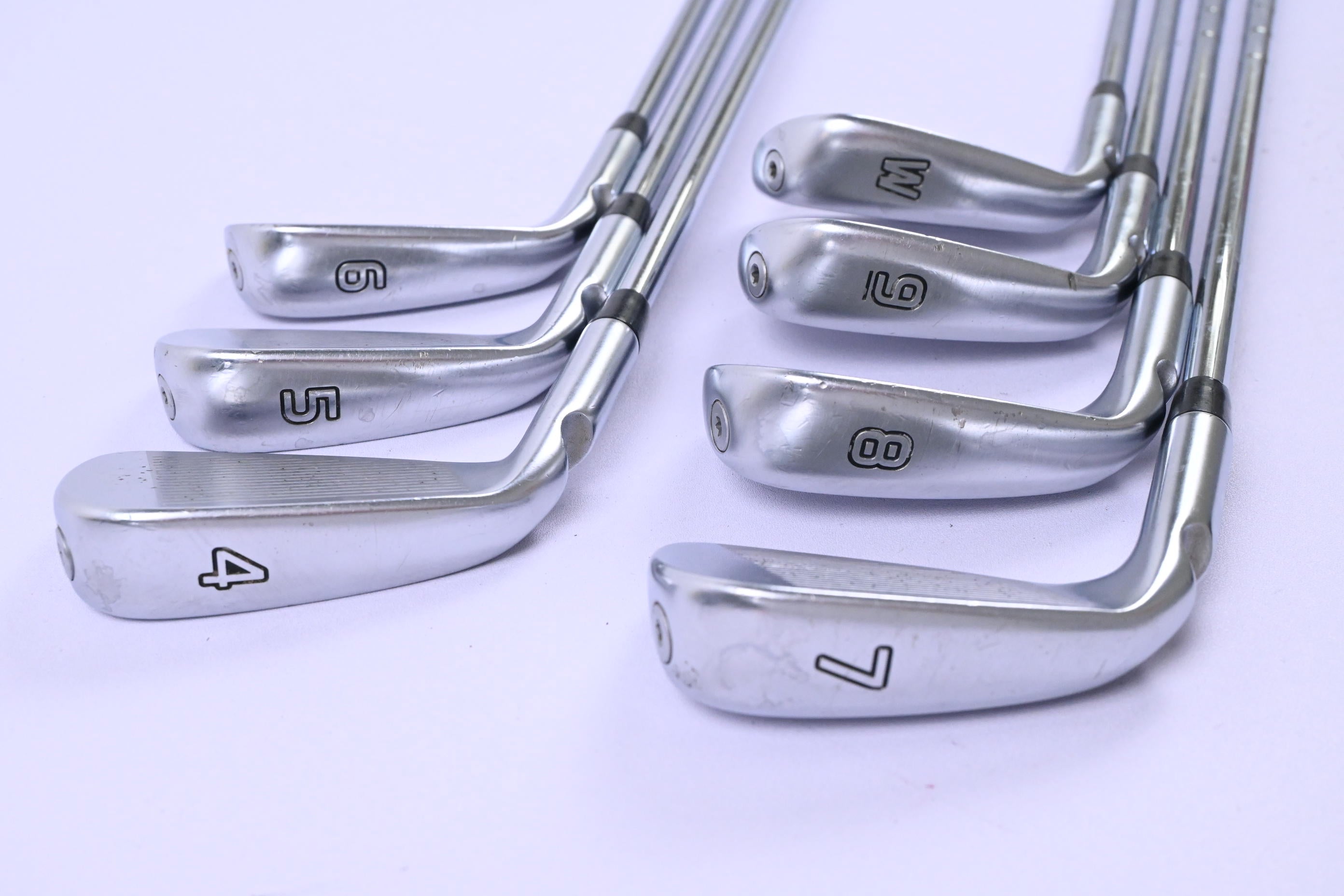 Ping i525 Irons / 4-PW / Blue Dot / Stiff Flex Ping AWT 2.0 Shafts