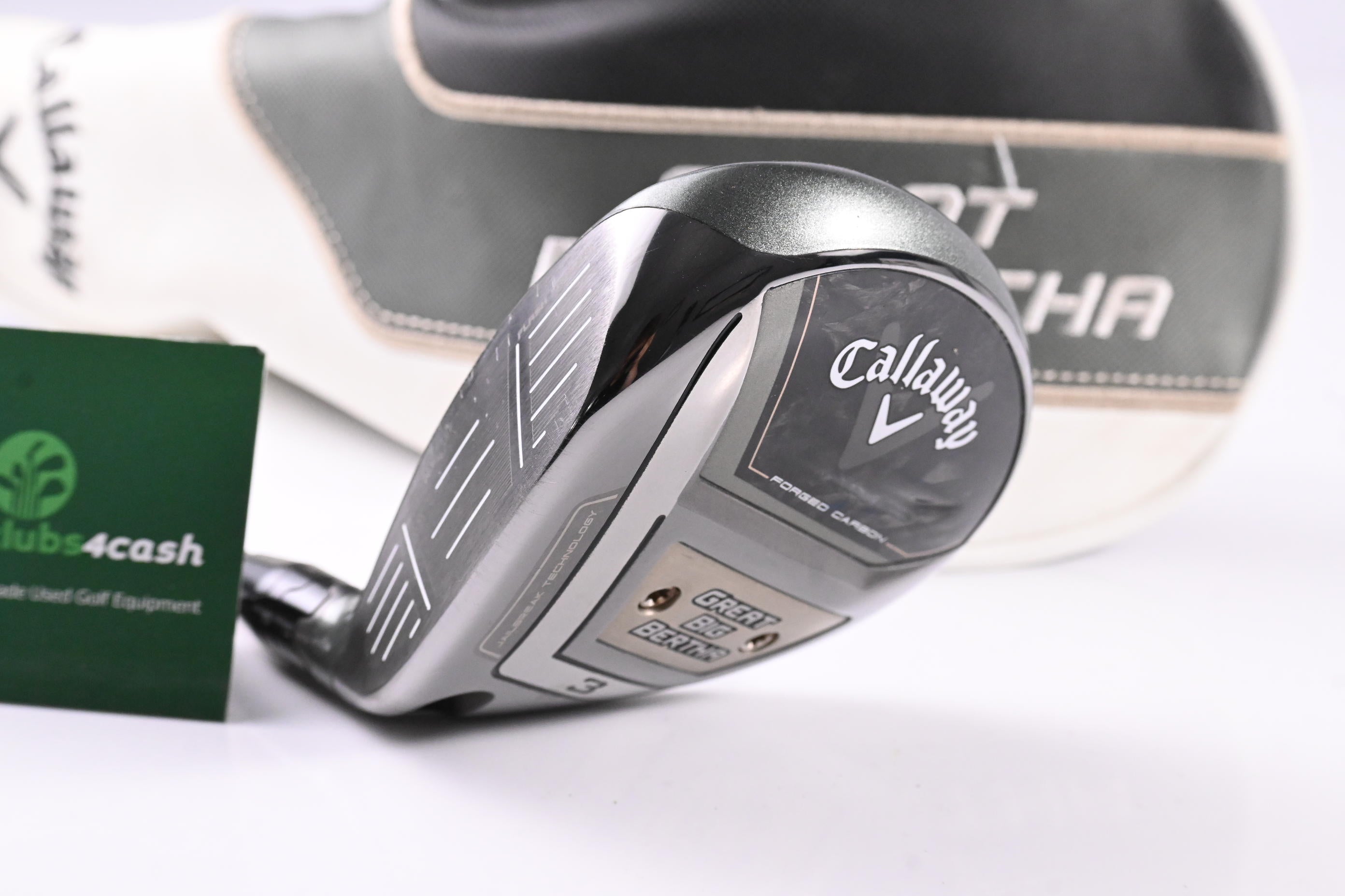 Left Hand Callaway Great Big Bertha 2023 #3 Wood / 15 Degree / Regular Flex UST