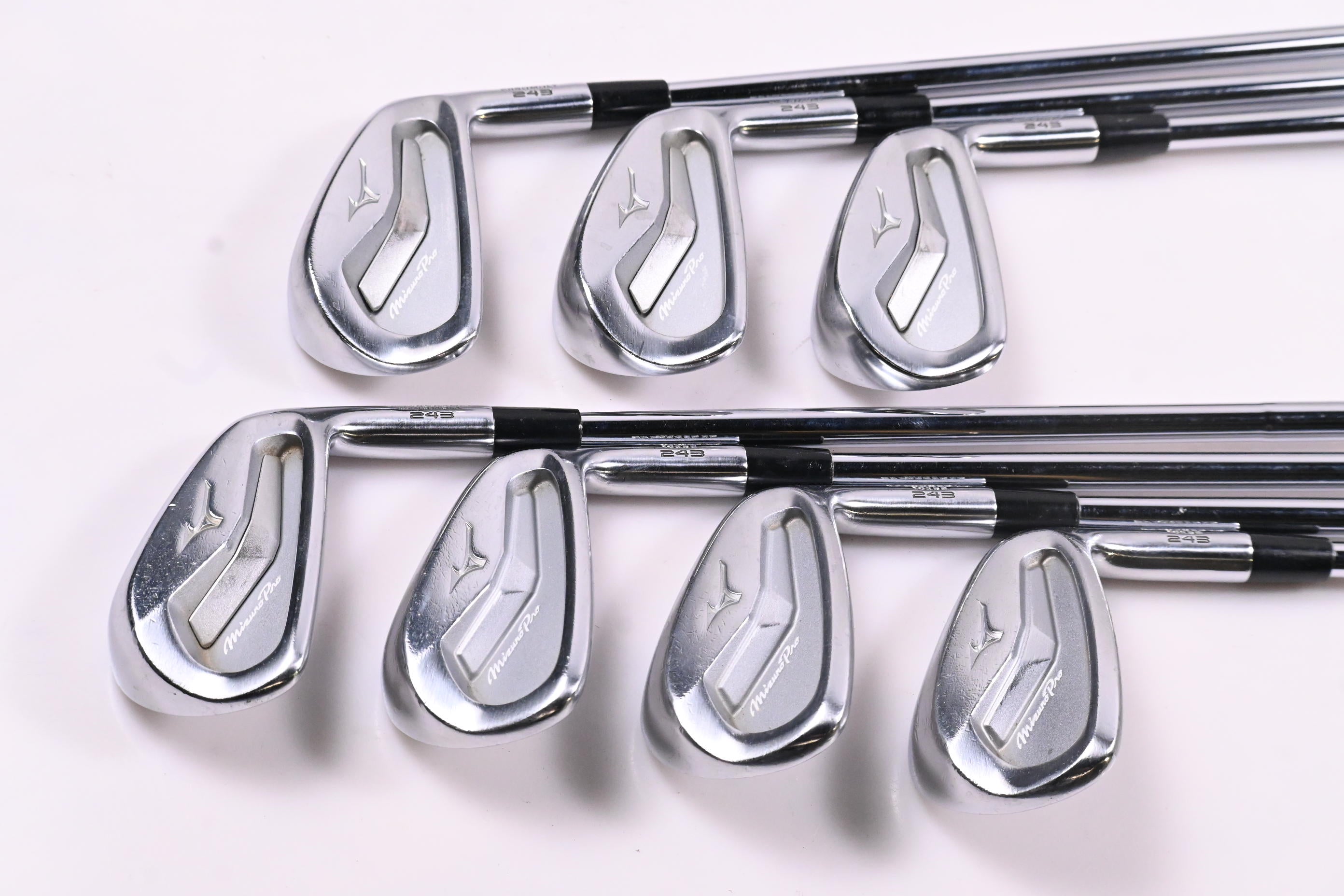 Mizuno Pro 243 Irons / 4-PW / Stiff Flex Dynamic Gold 120 S300 Shafts