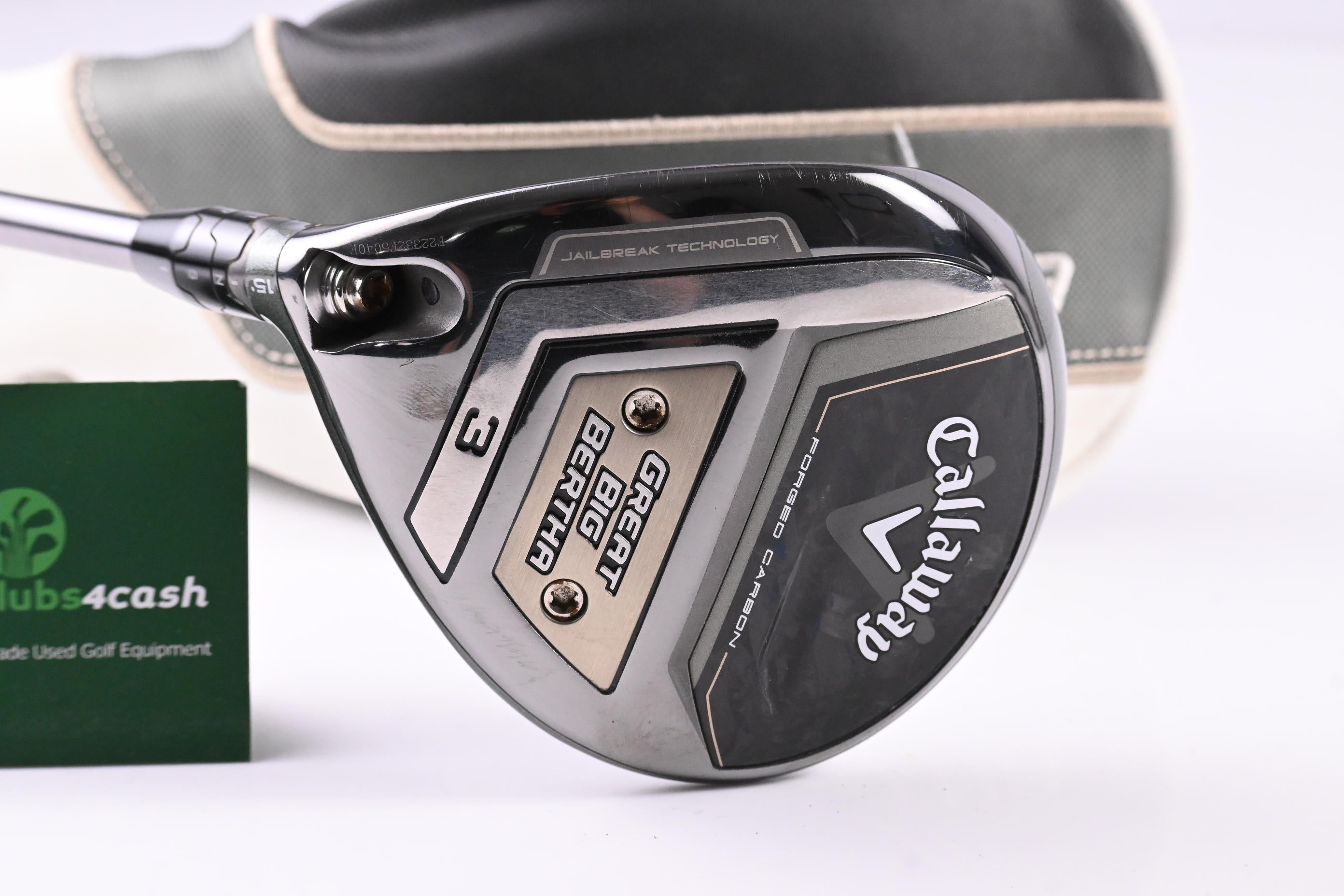 Left Hand Callaway Great Big Bertha 2023 #3 Wood / 15 Degree / Regular Flex UST