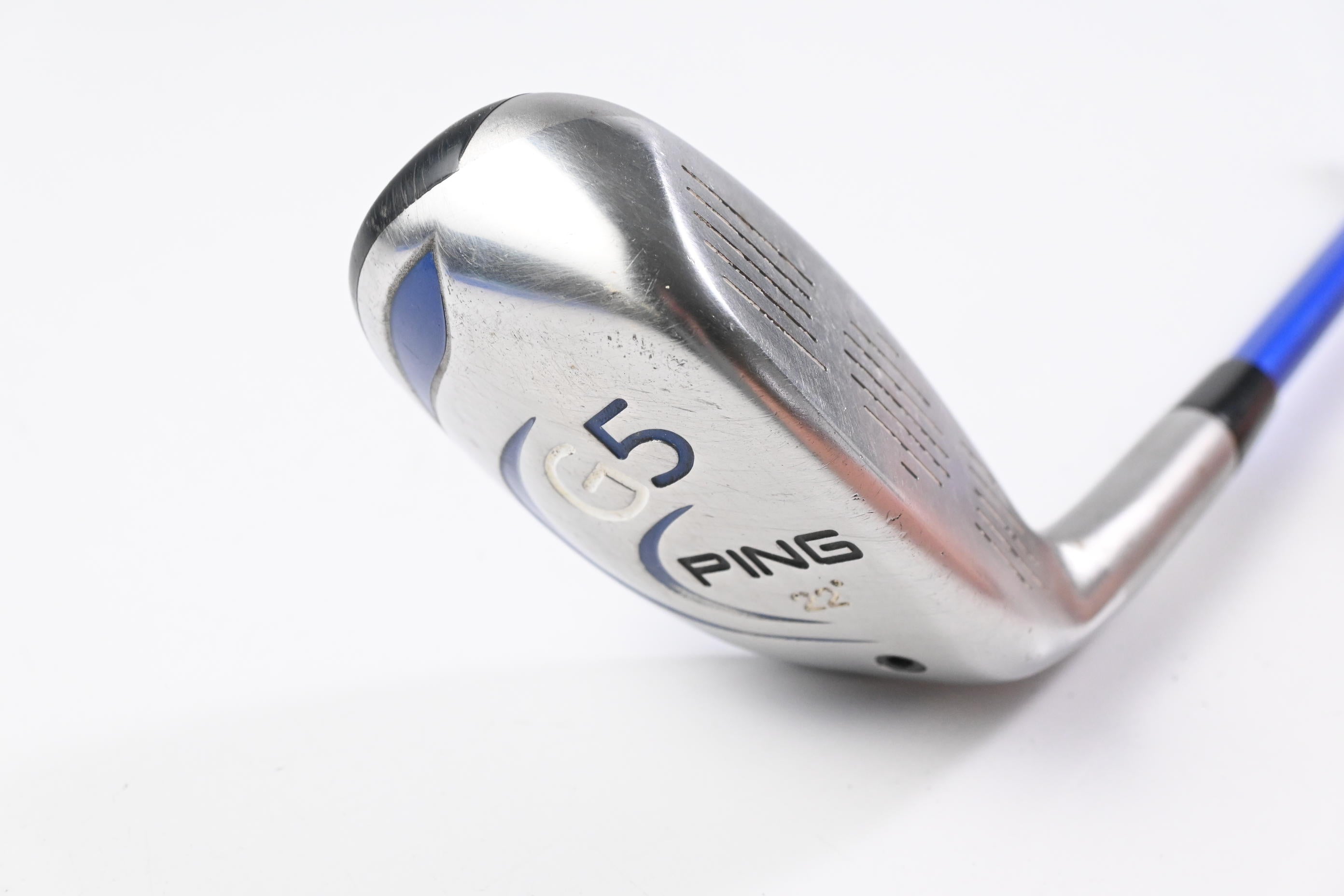 Ping G5 #4 Hybrid / 22 Degree / Regular Flex Pro Launch Blue Shaft