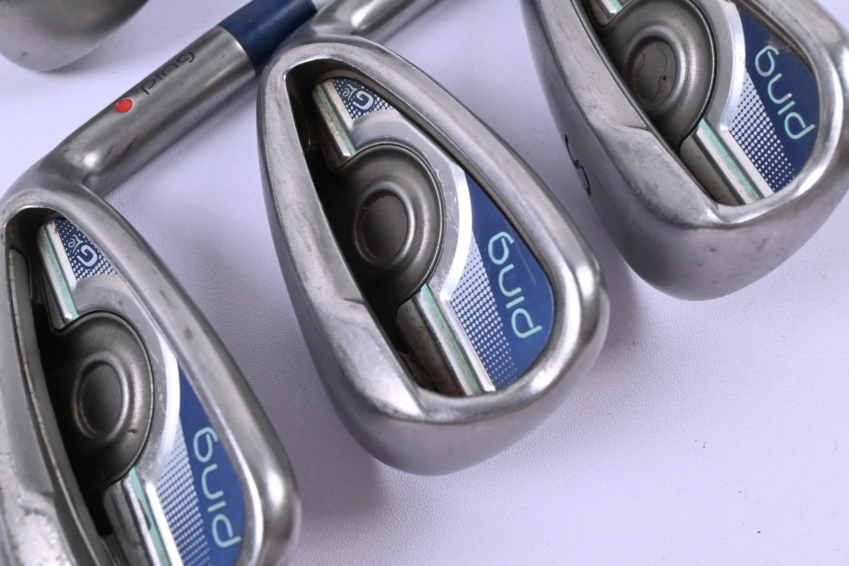 Ladies Ping G Le Irons / 7-SW / Red Dot / Ladies Flex Ping ULT 230 Shafts